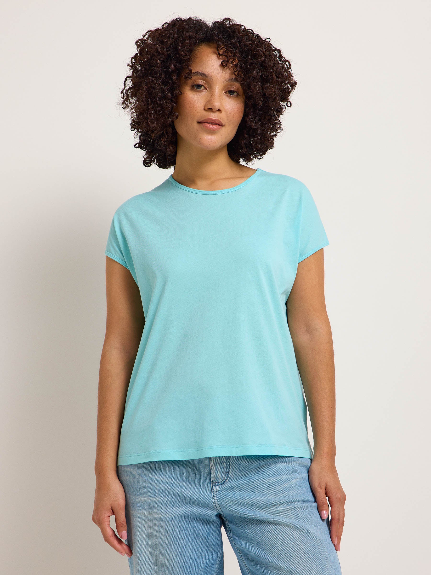 Shirt mit überschnittener Schulter (GOTS)