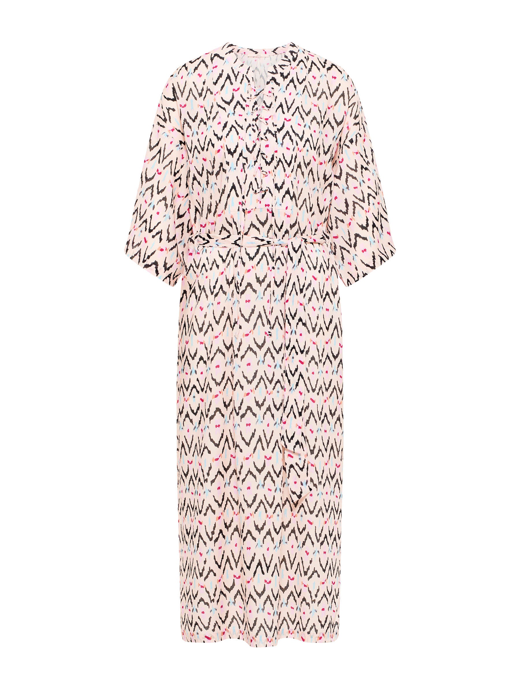 Kaftan dress print ikat