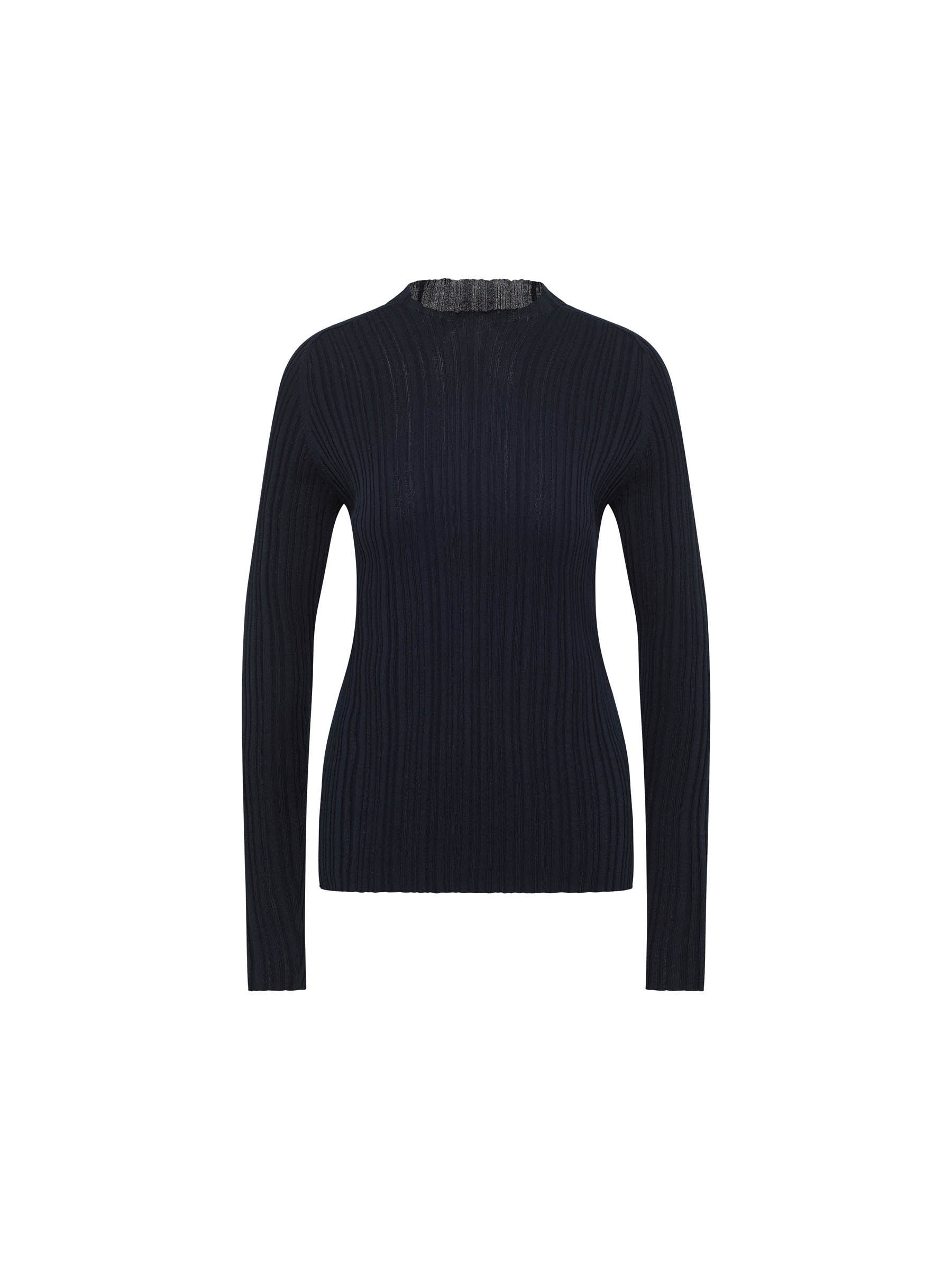 Rippenpullover (GOTS)