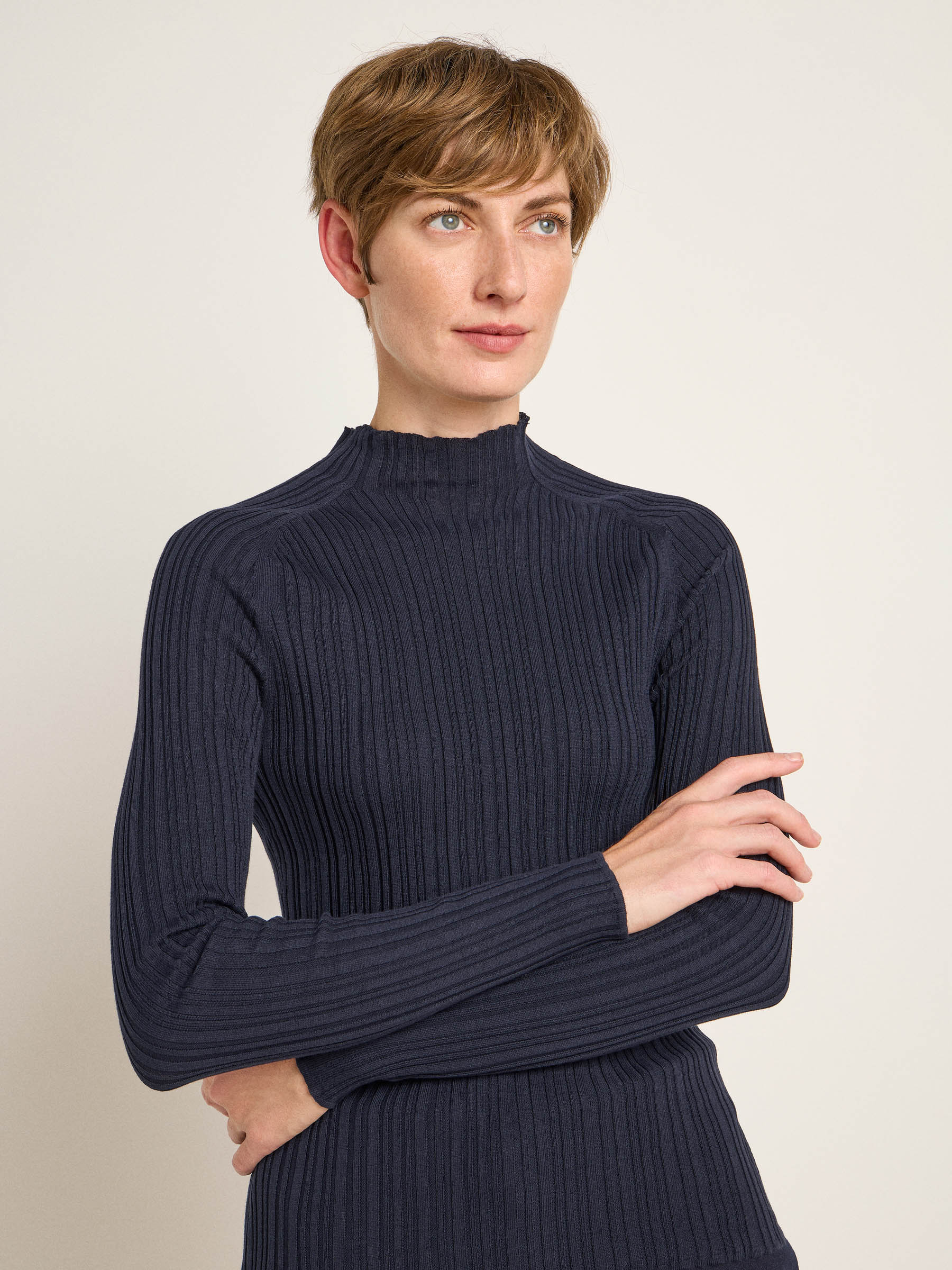 Rippenpullover (GOTS)