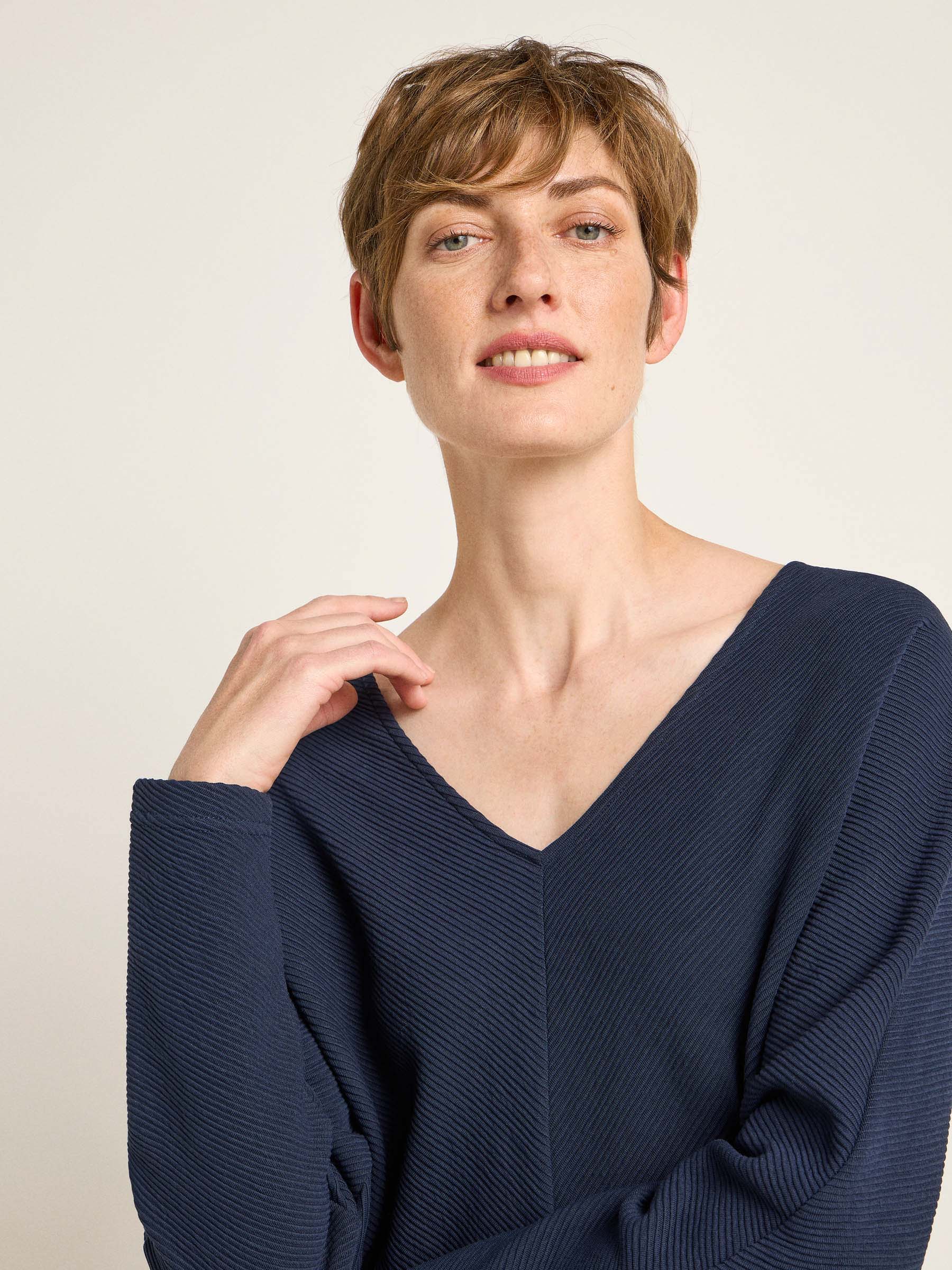 Shirt mit Struktur (GOTS)