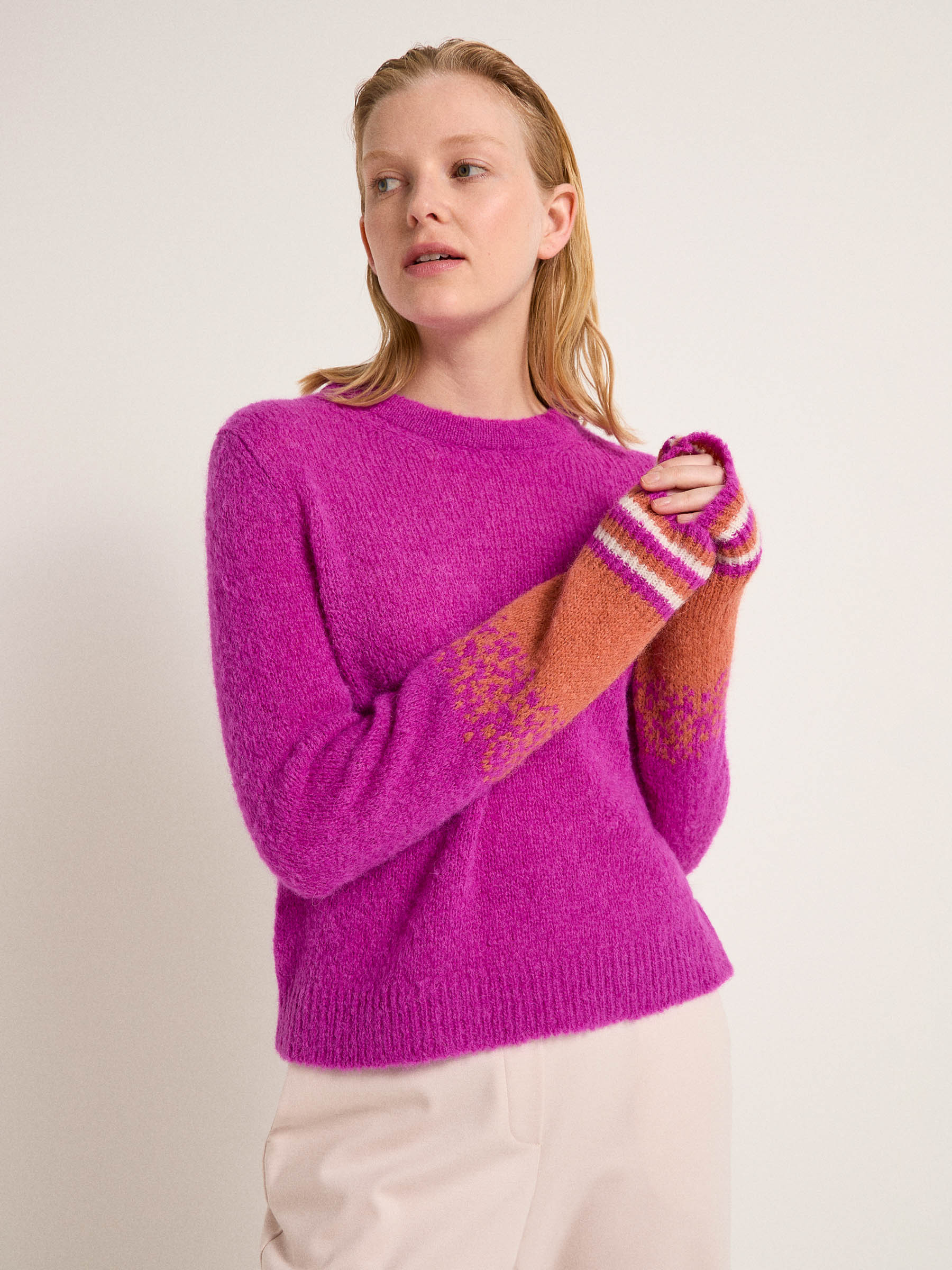 Jacquard sweater