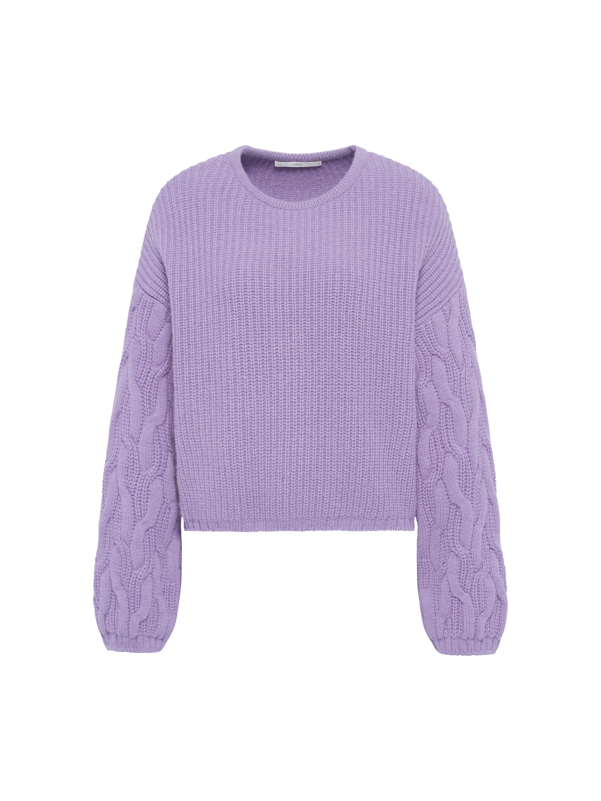 Pullover mit Zopfmuster (GOTS)