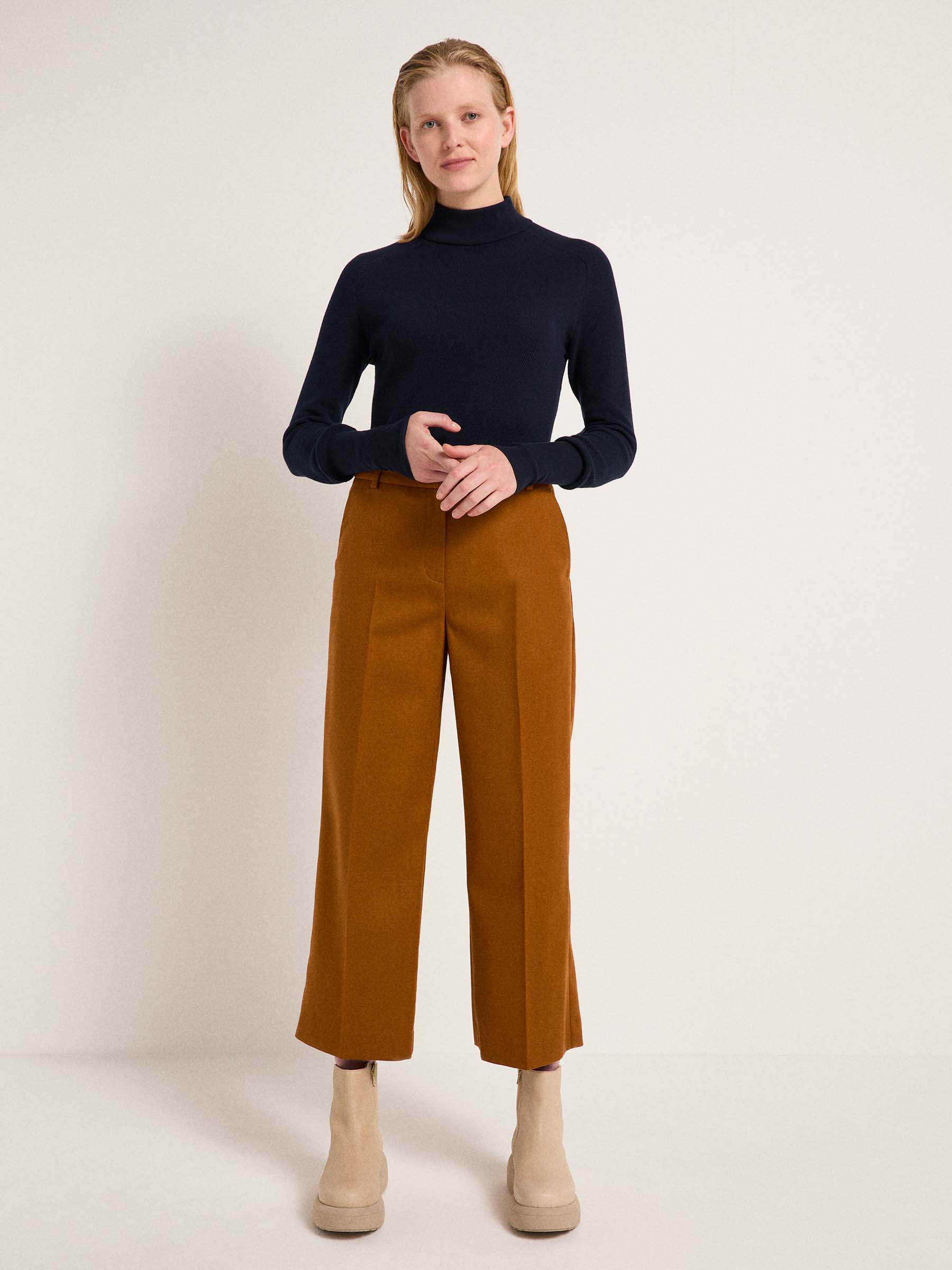 Culotte with crease (GOTS)