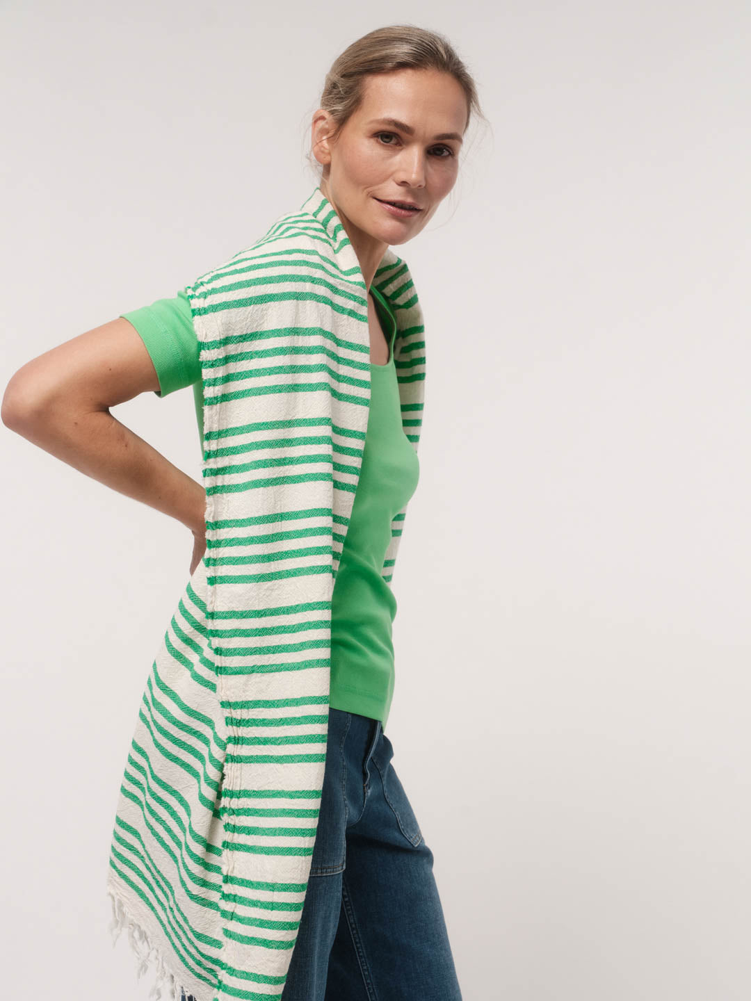 Striped scarf