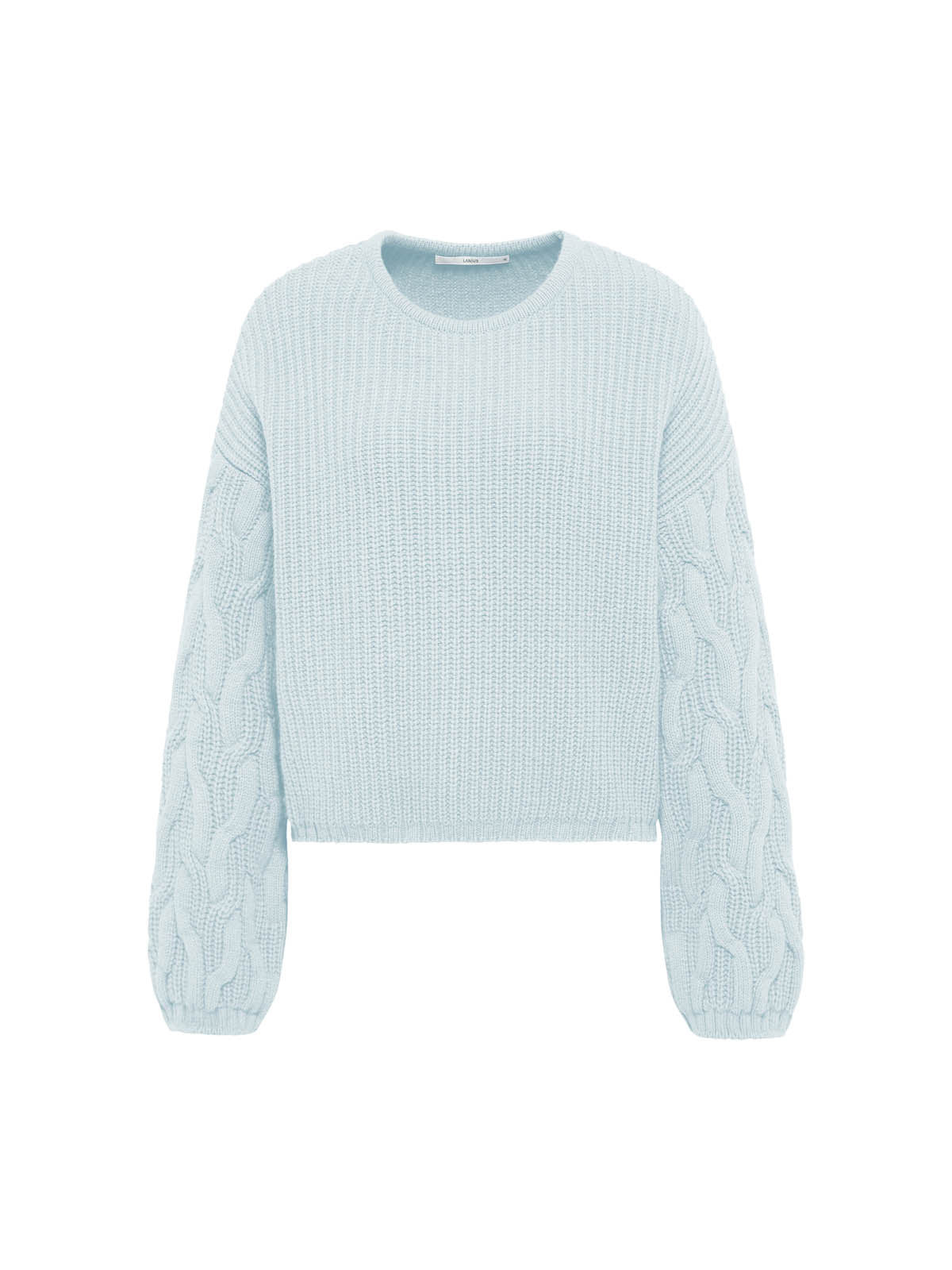 Pullover mit Zopfmuster (GOTS)