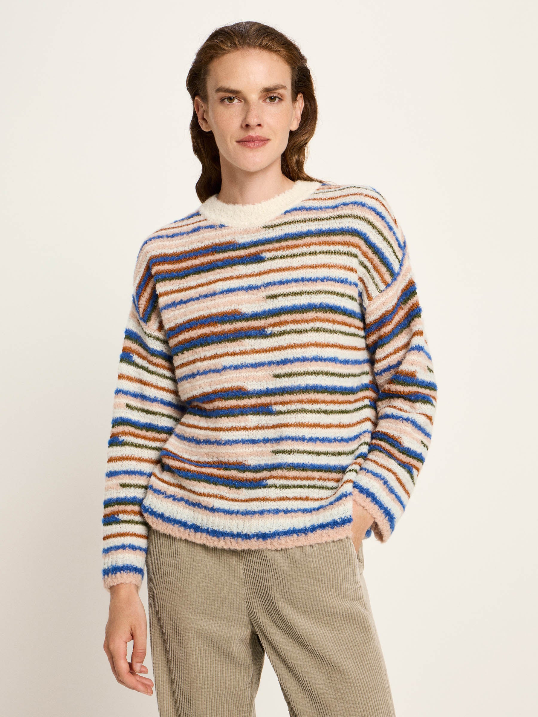 Streifenpullover