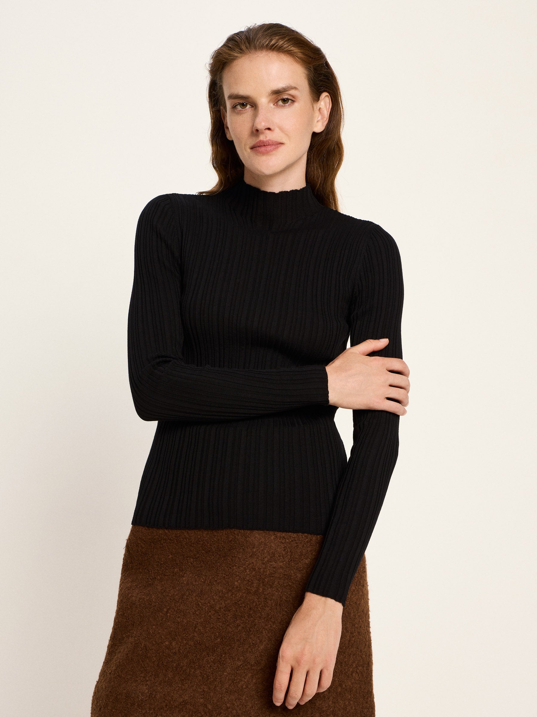 Rippenpullover (GOTS)