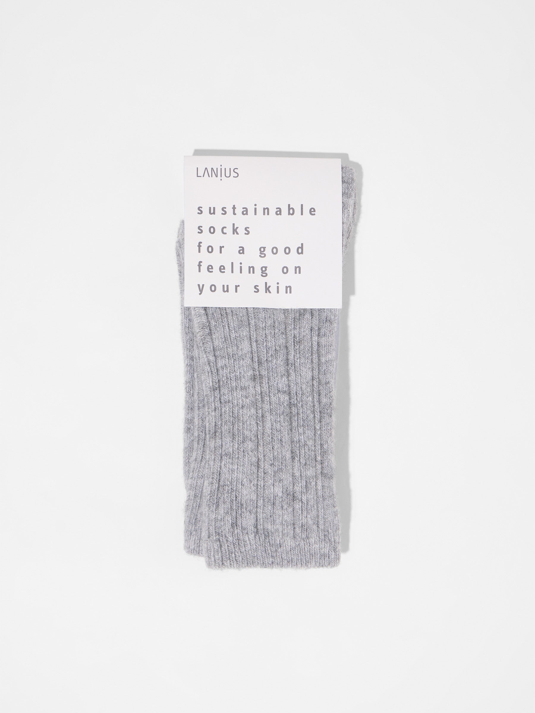 Rippenstrick Socken (GOTS)