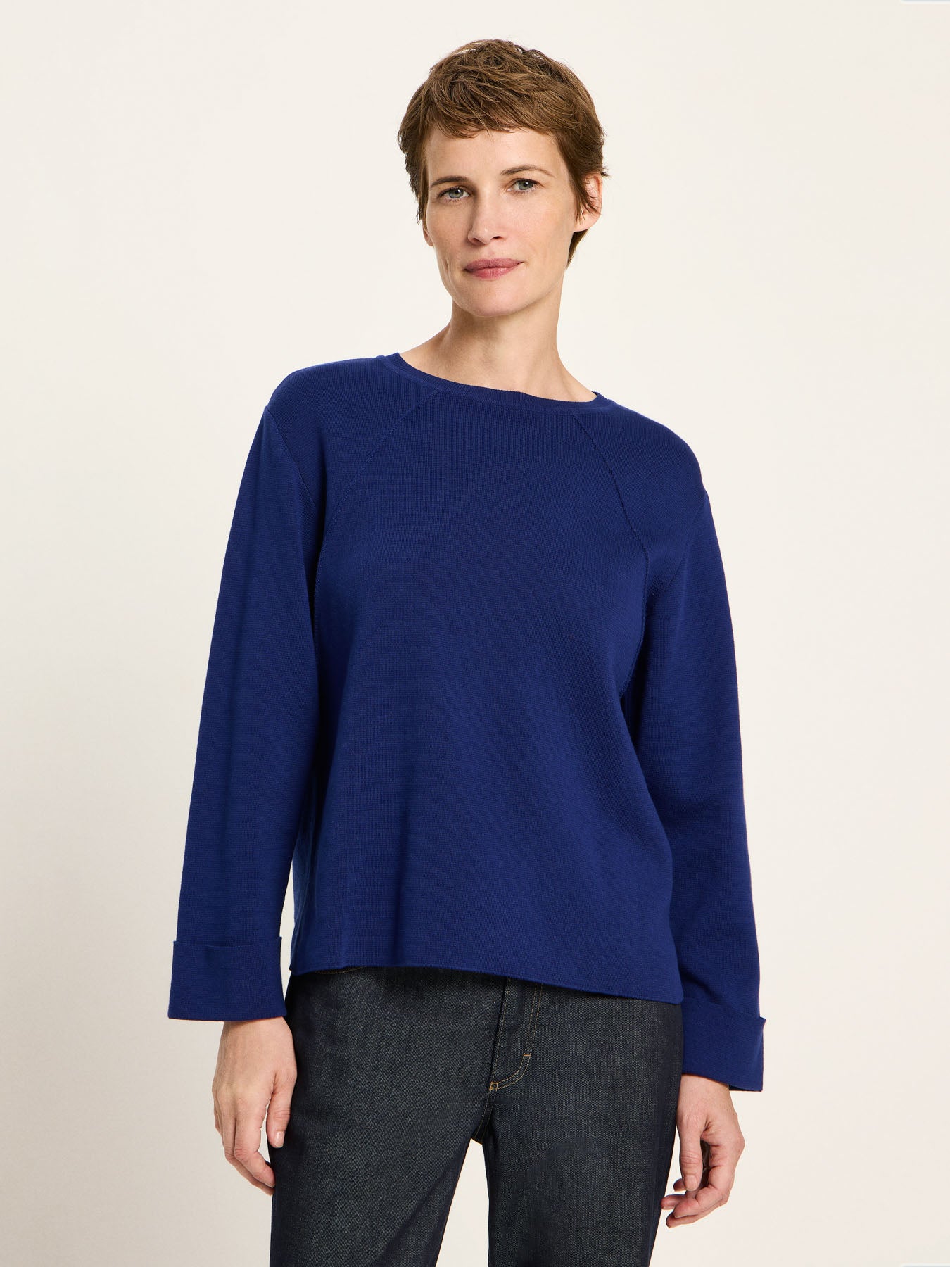 Pullover in Punto Milano (GOTS)