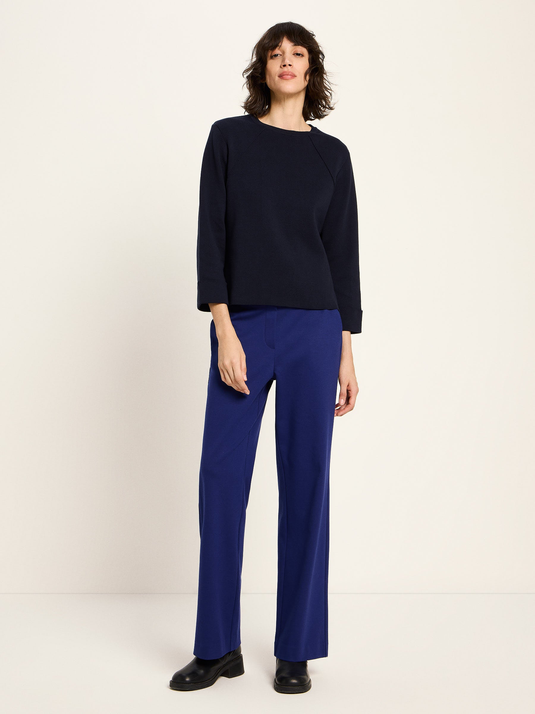 Pullover in Punto Milano (GOTS)