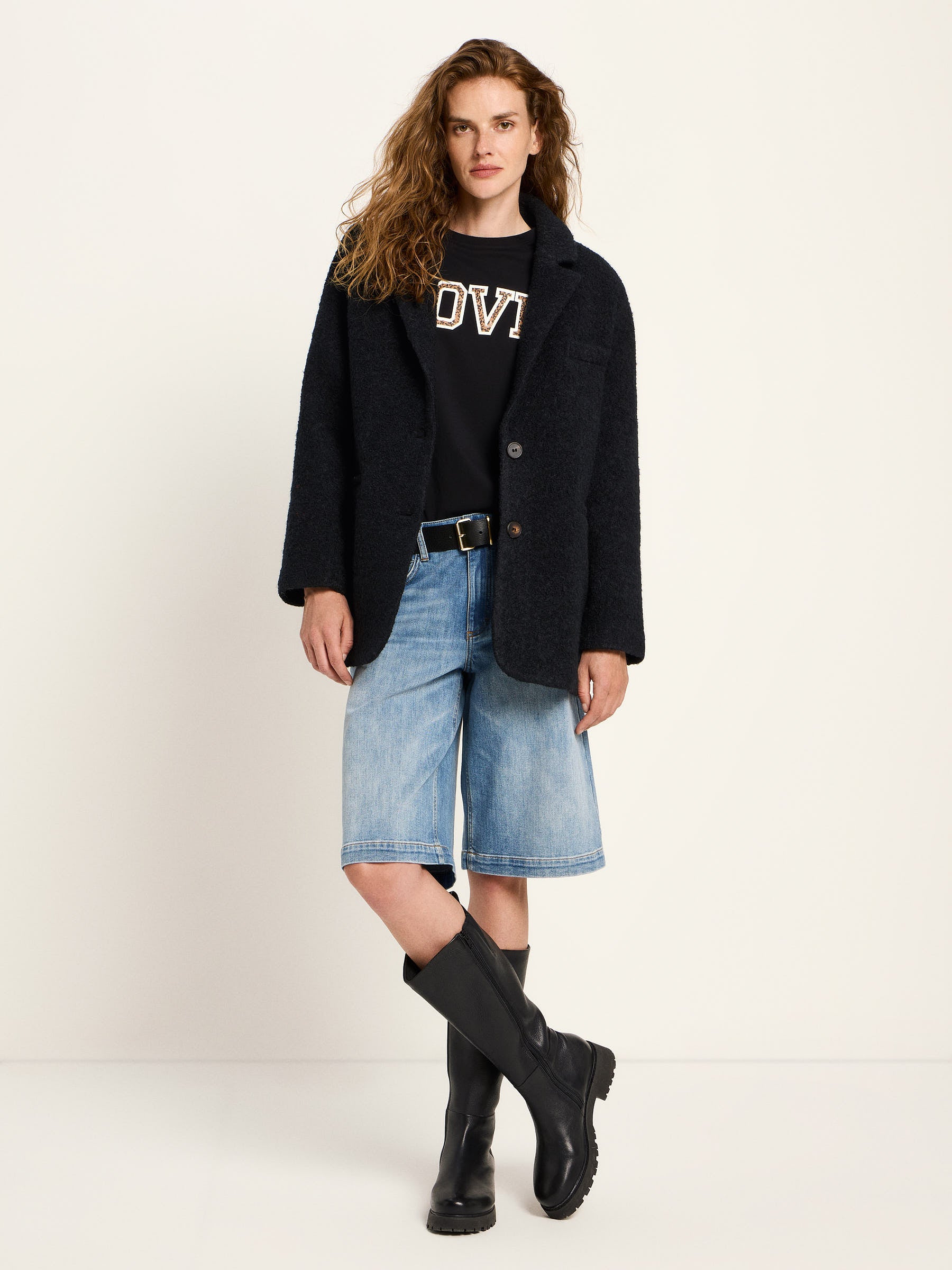 Boucle Blazermantel (GOTS)