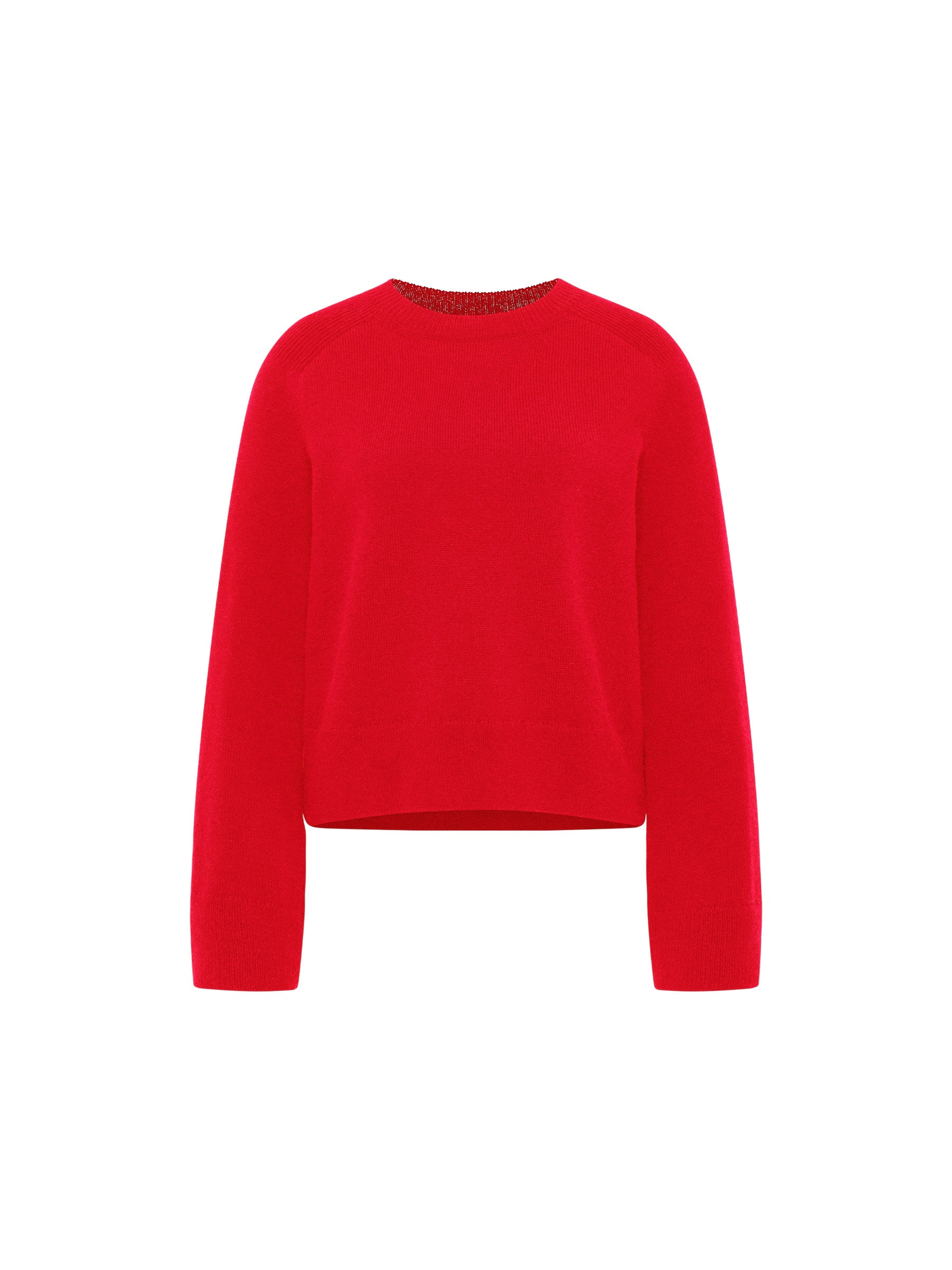 Cropped sweater (GOTS)