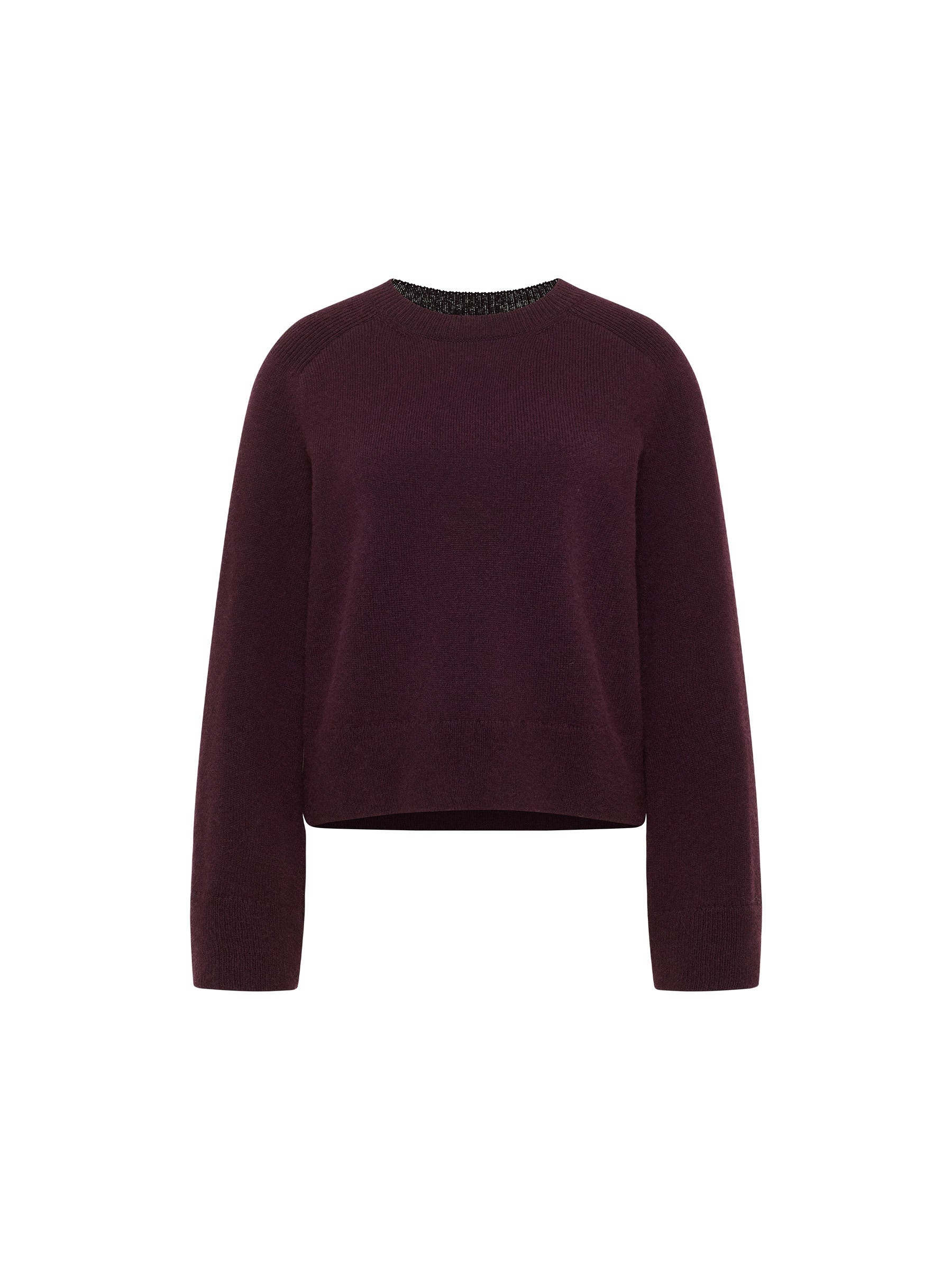 Cropped sweater (GOTS)