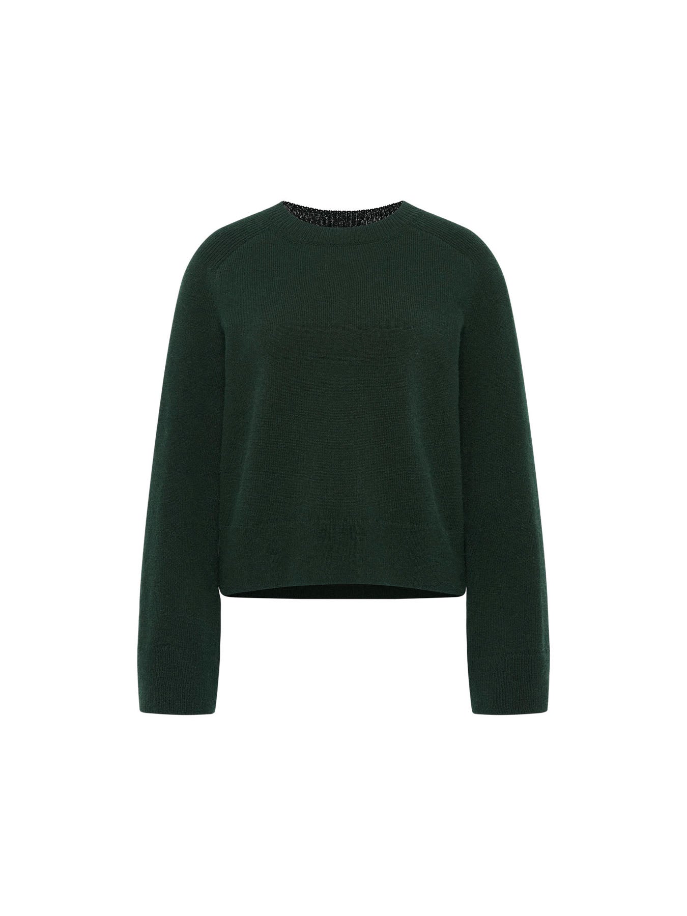 Cropped sweater (GOTS)