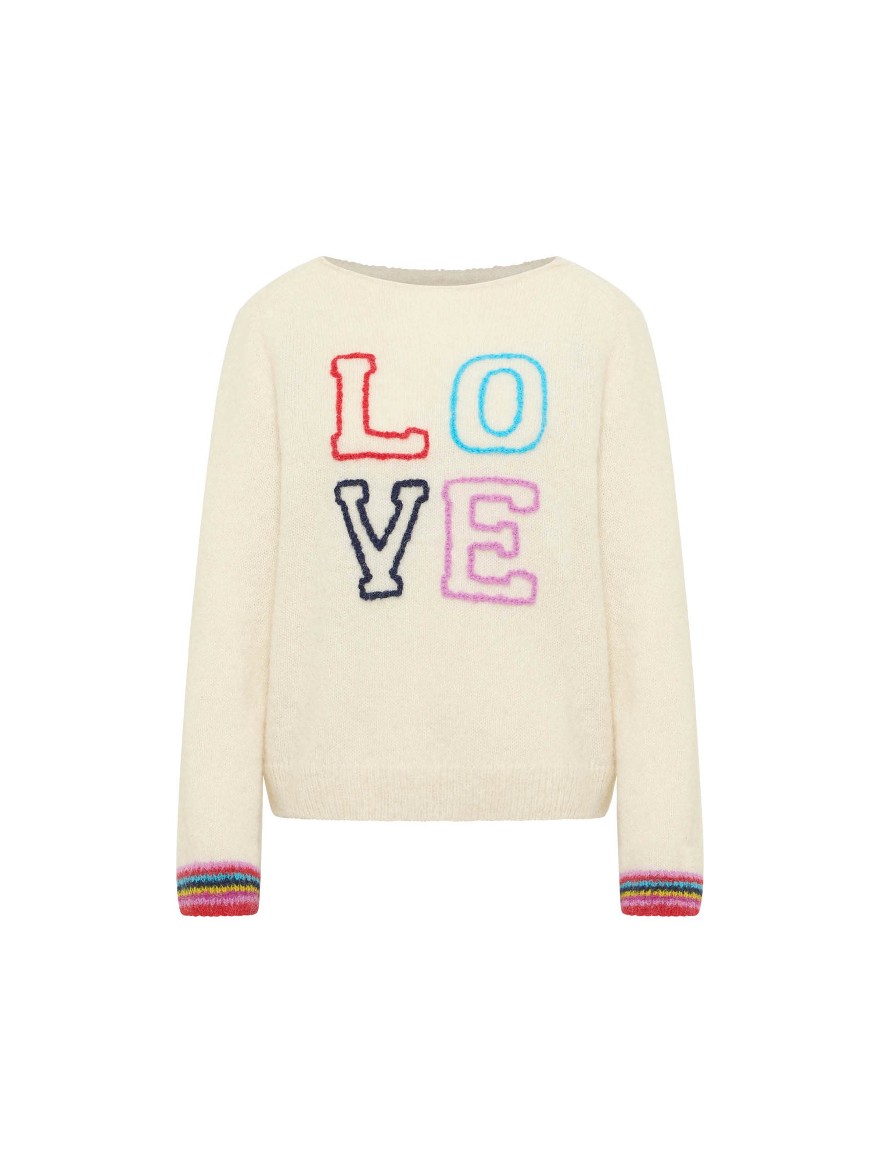 Pullover mit Stickerei