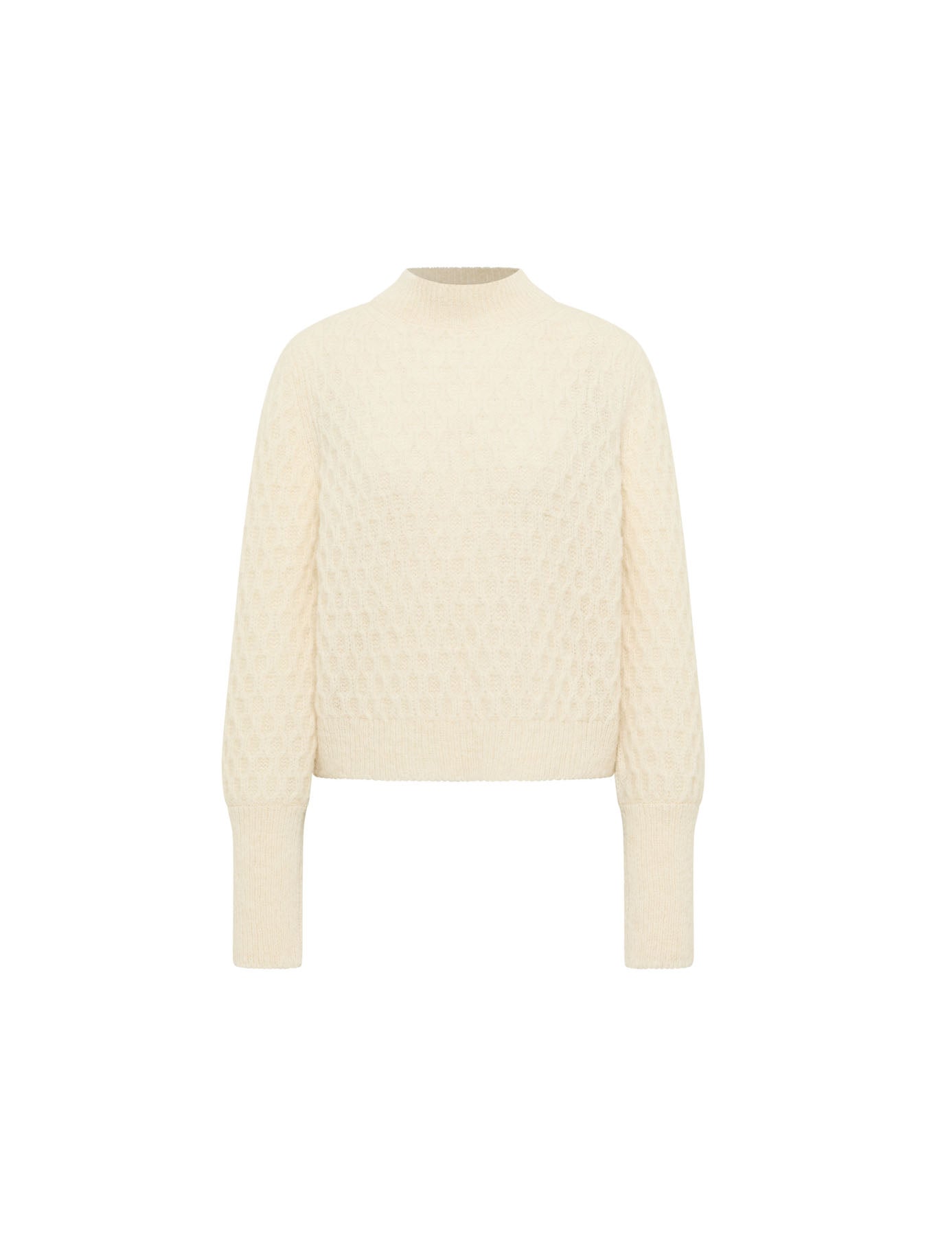 Pullover mit Zopfstrick