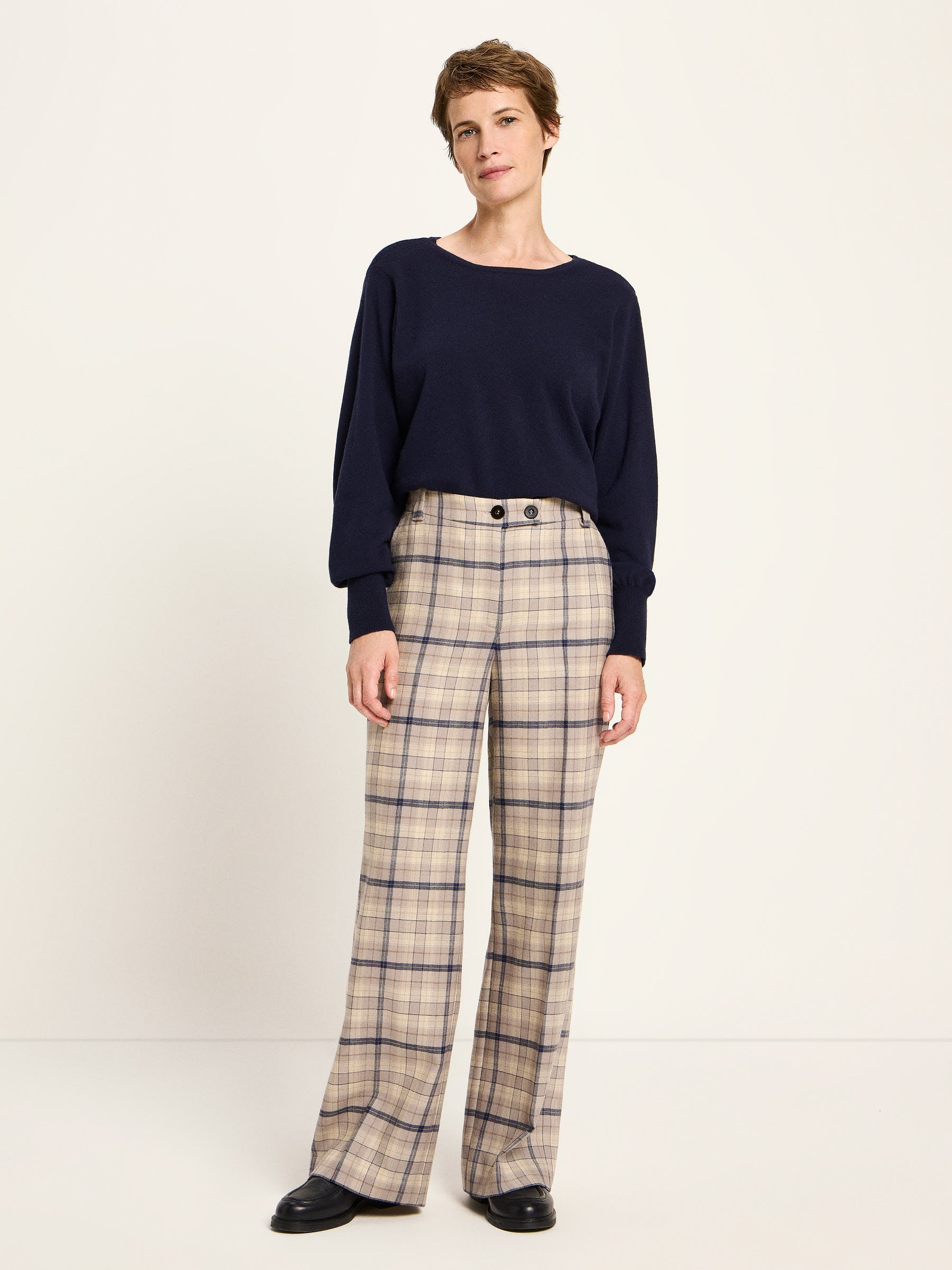 Check Marlene trousers