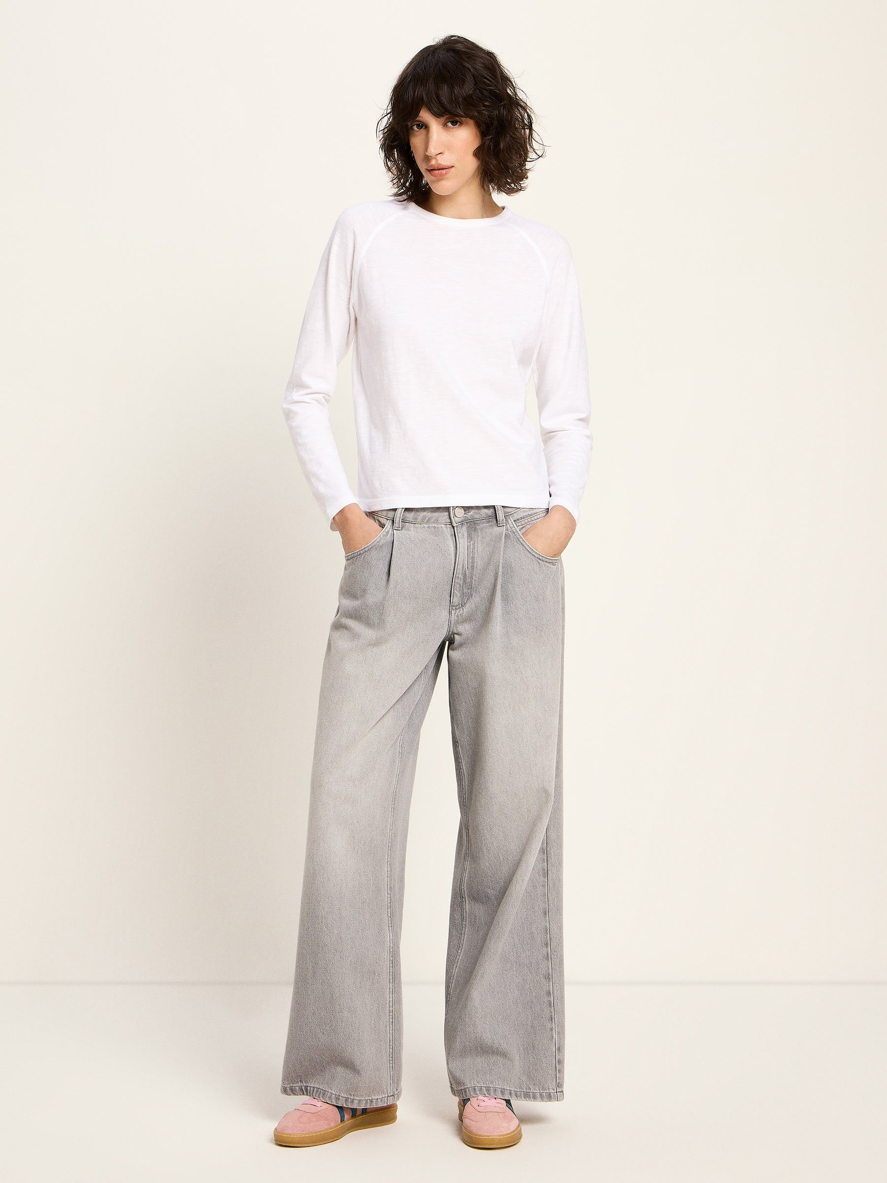 Long-sleeved raglan shirt (GOTS)