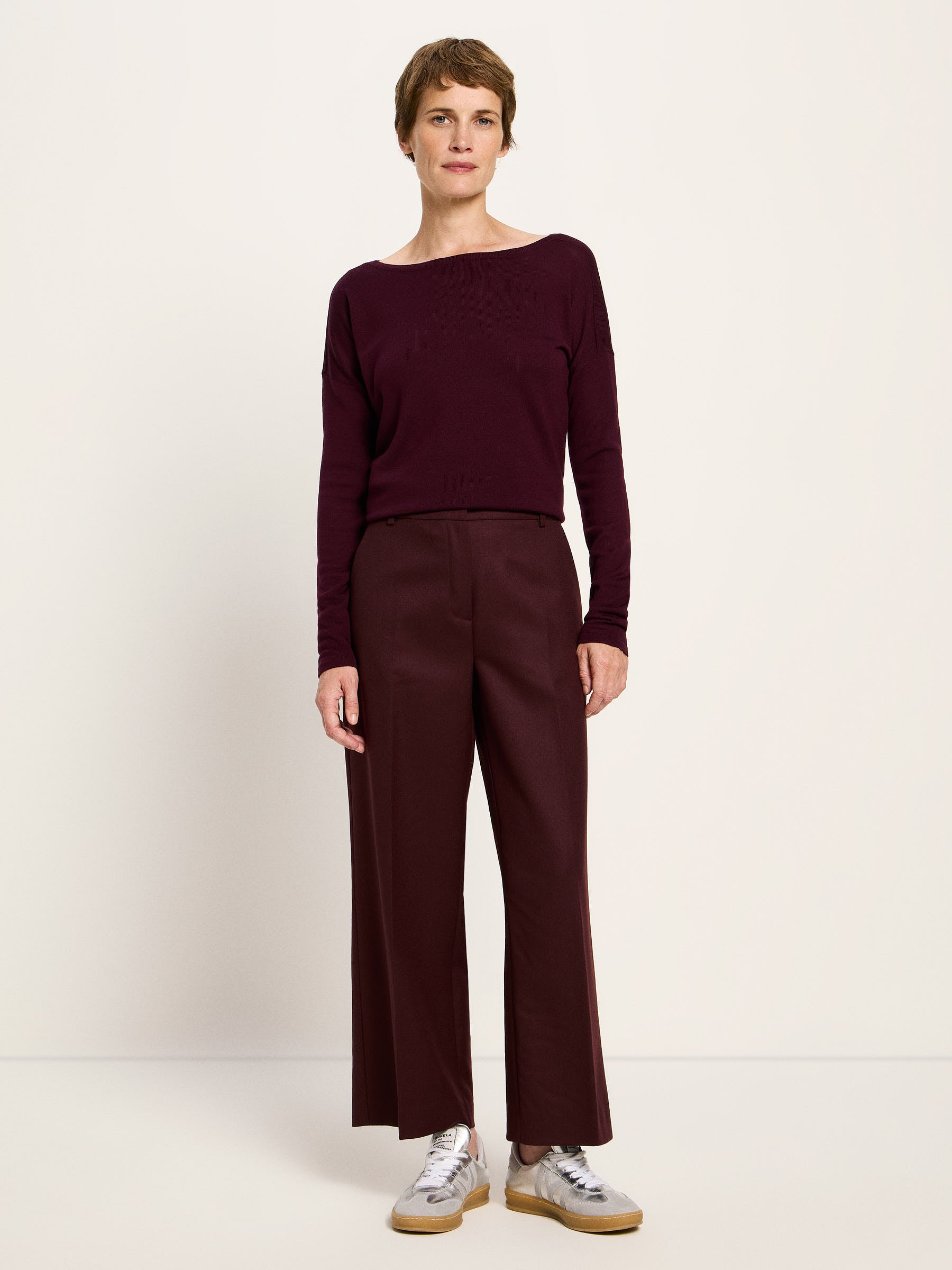 Cropped trousers (GOTS)