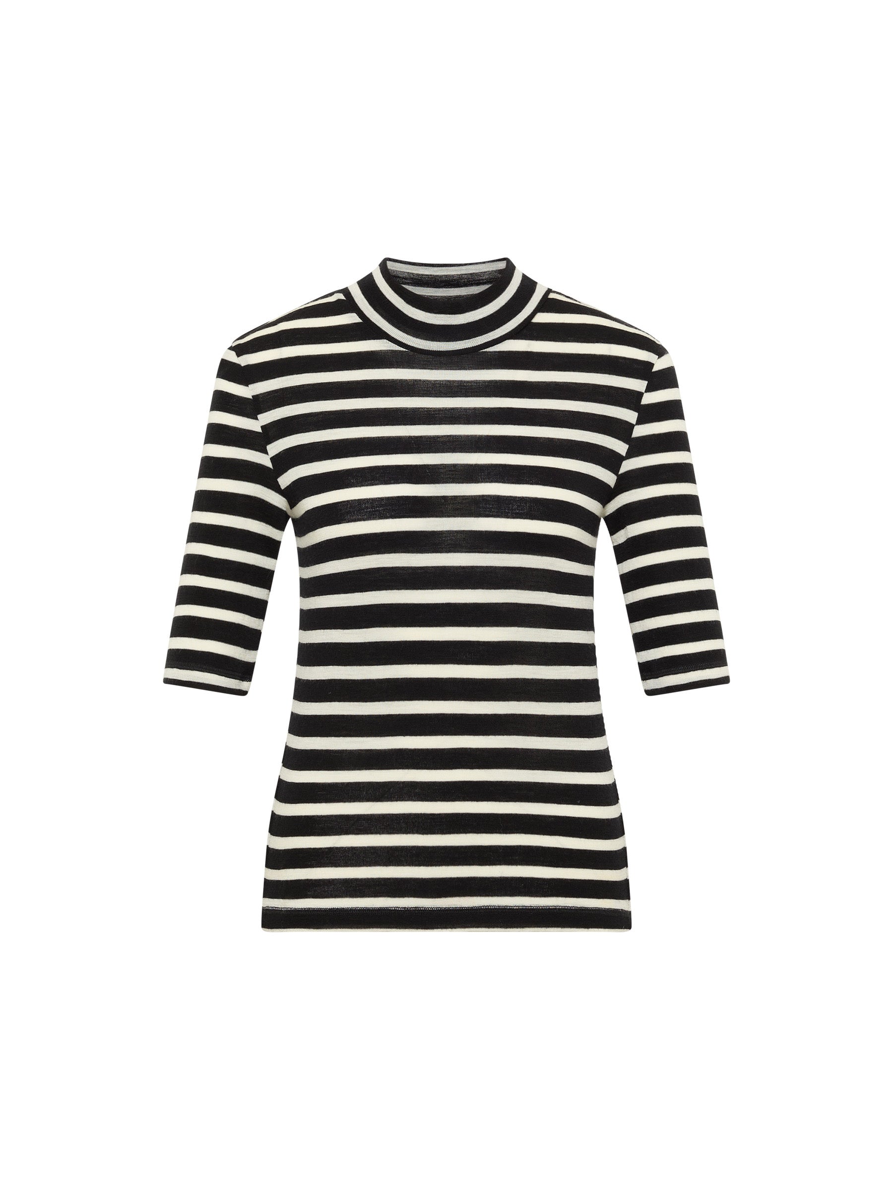 Streifen-Halbarmshirt (GOTS)