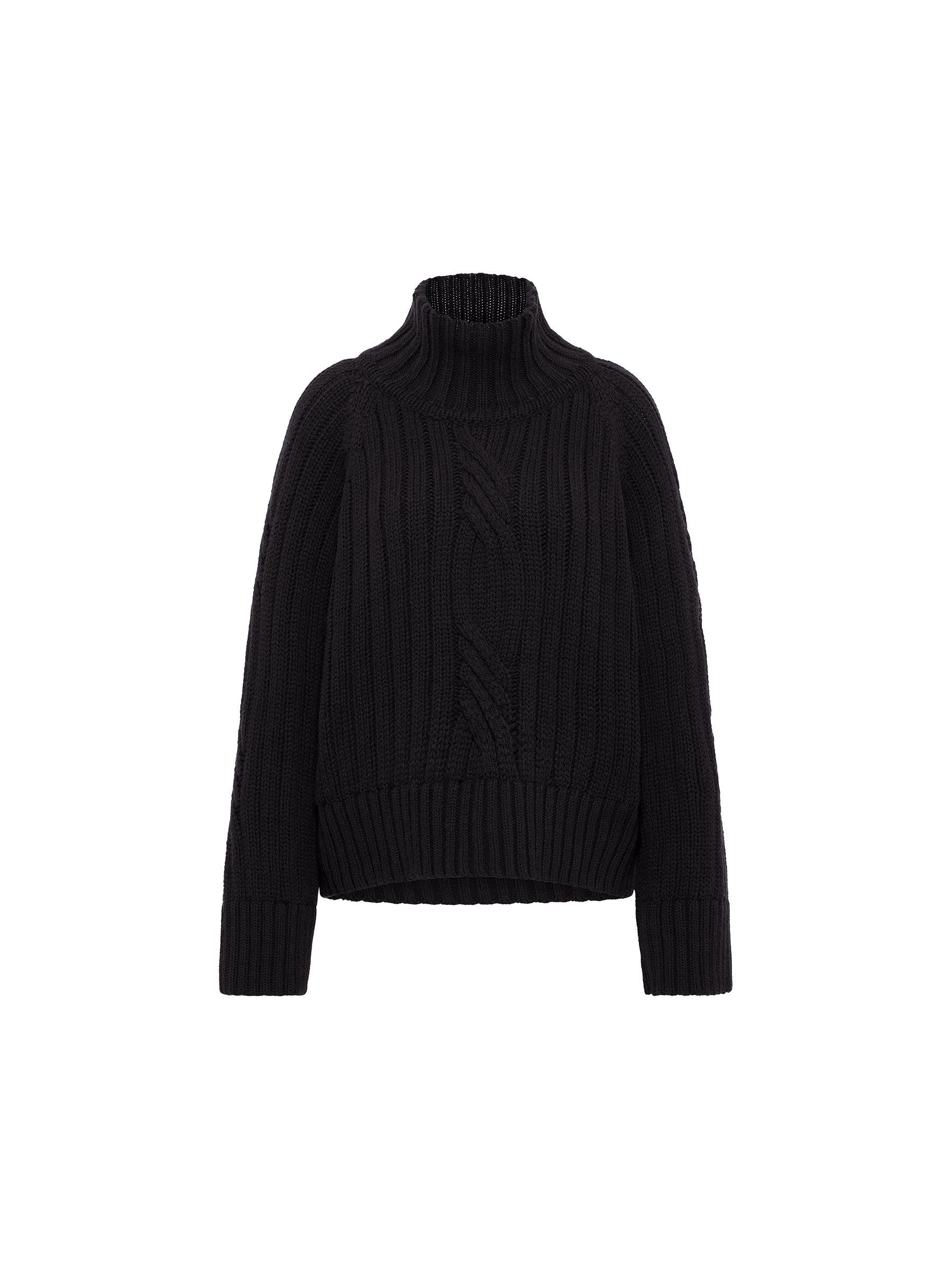 Ribbed sweater oversized (GOTS)
