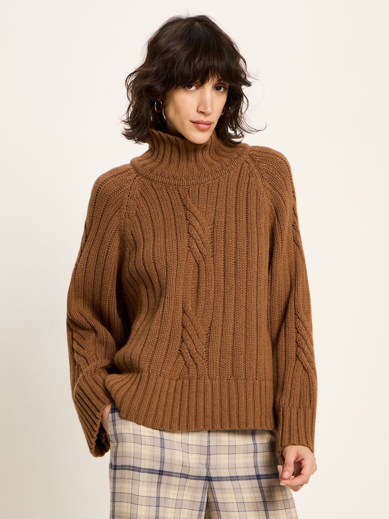 Ribbed sweater oversized (GOTS)