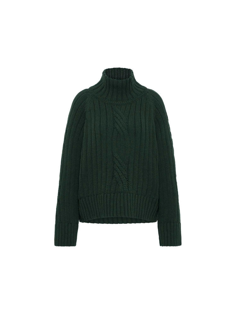 Ribbed sweater oversized (GOTS)