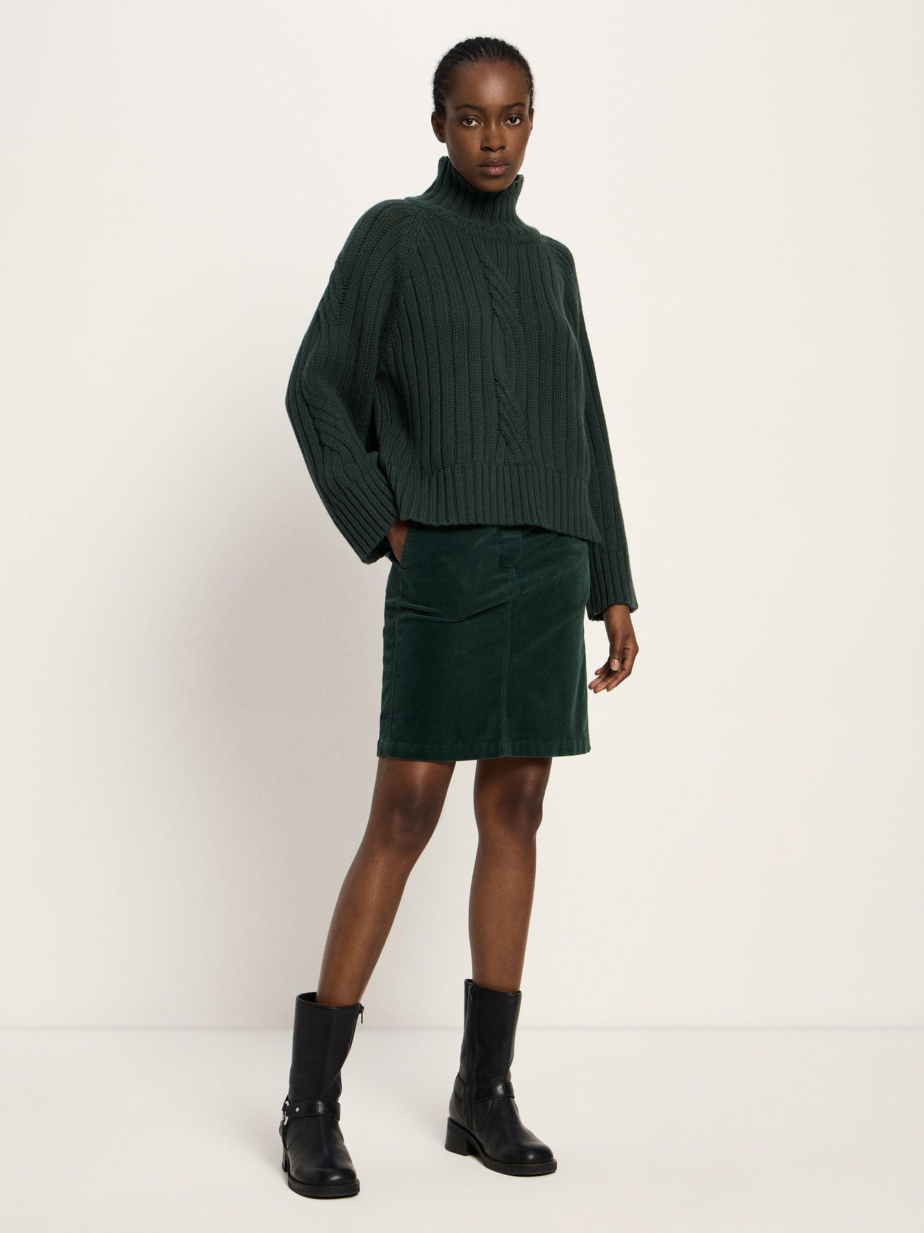 Ribbed sweater oversized (GOTS)