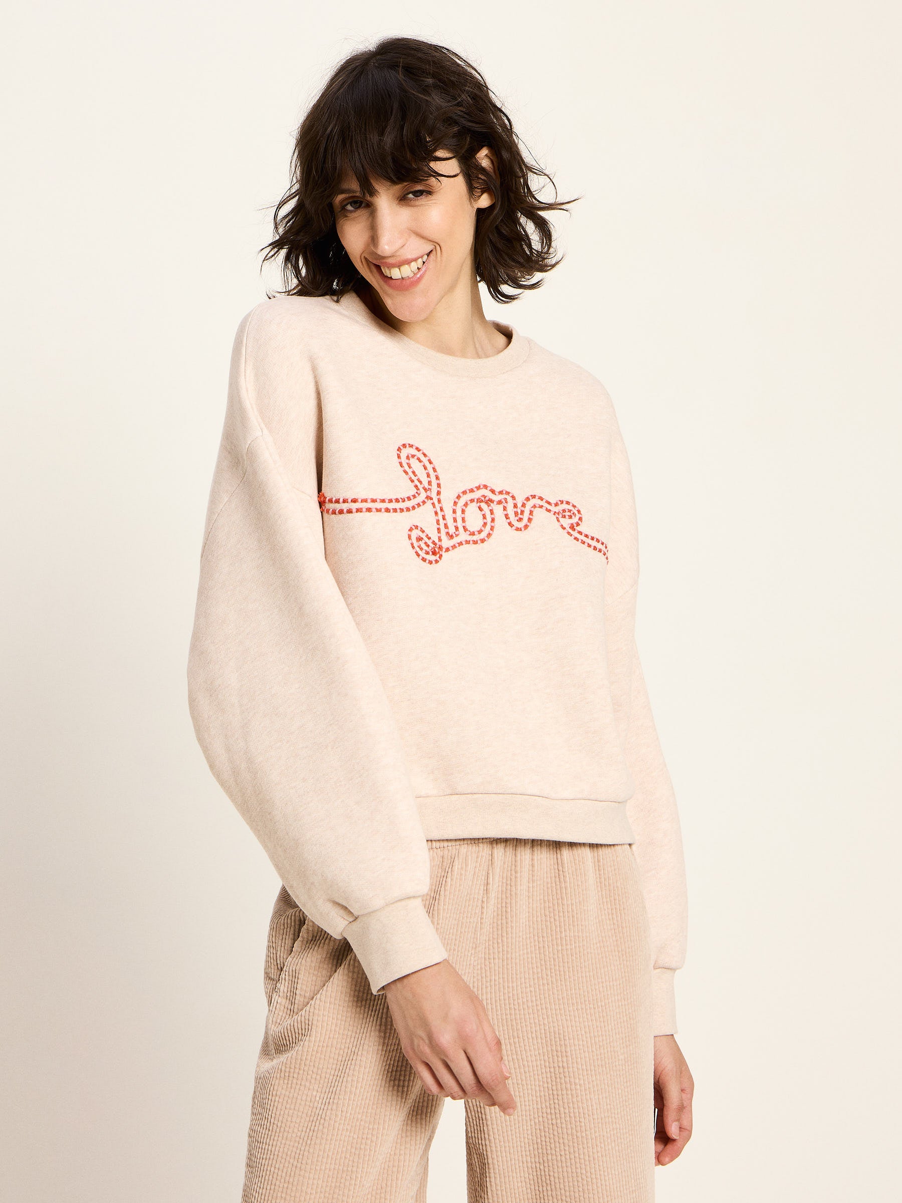 Statement sweatshirt (GOTS)