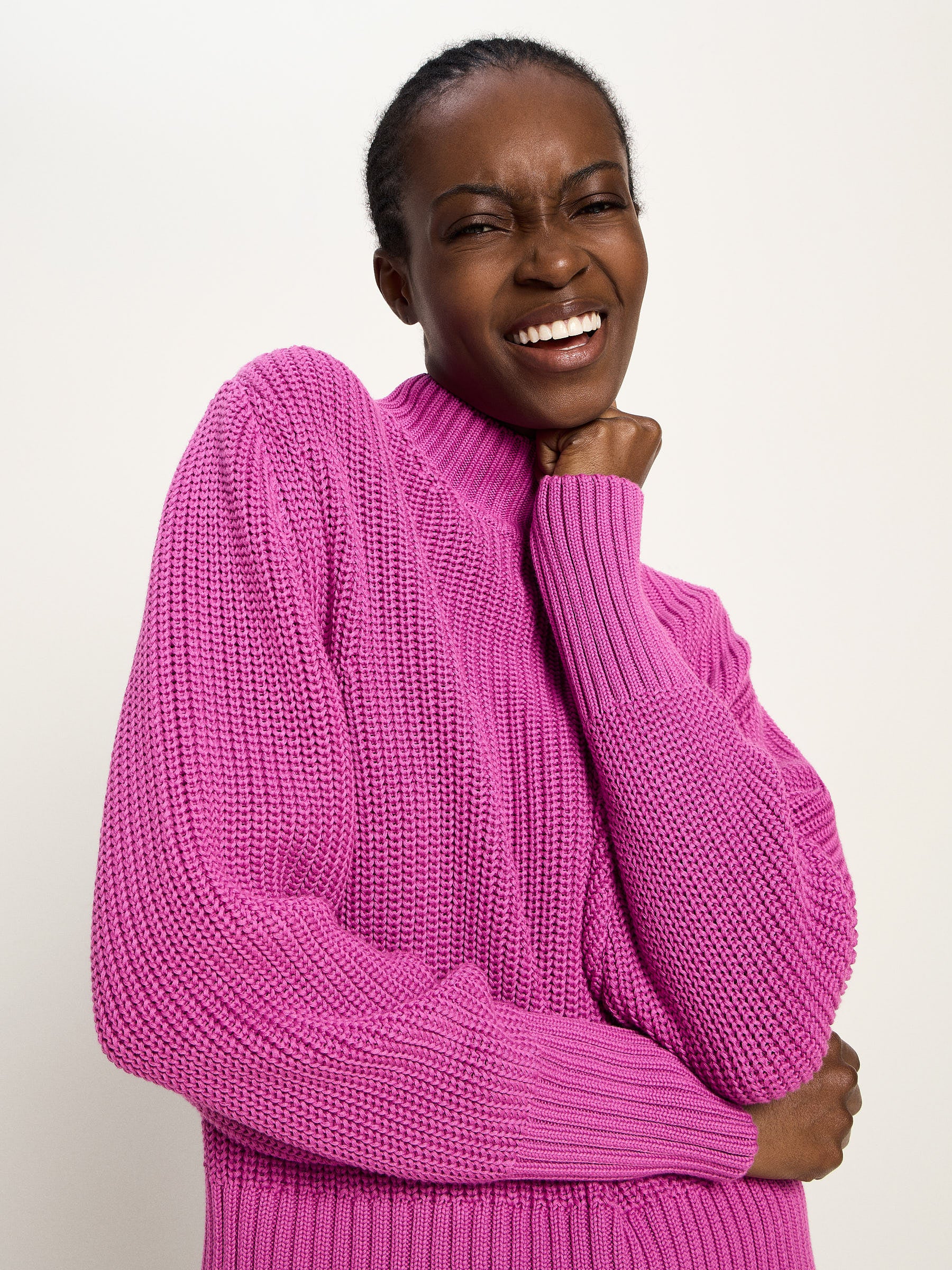 Grobstrickpullover (GOTS)