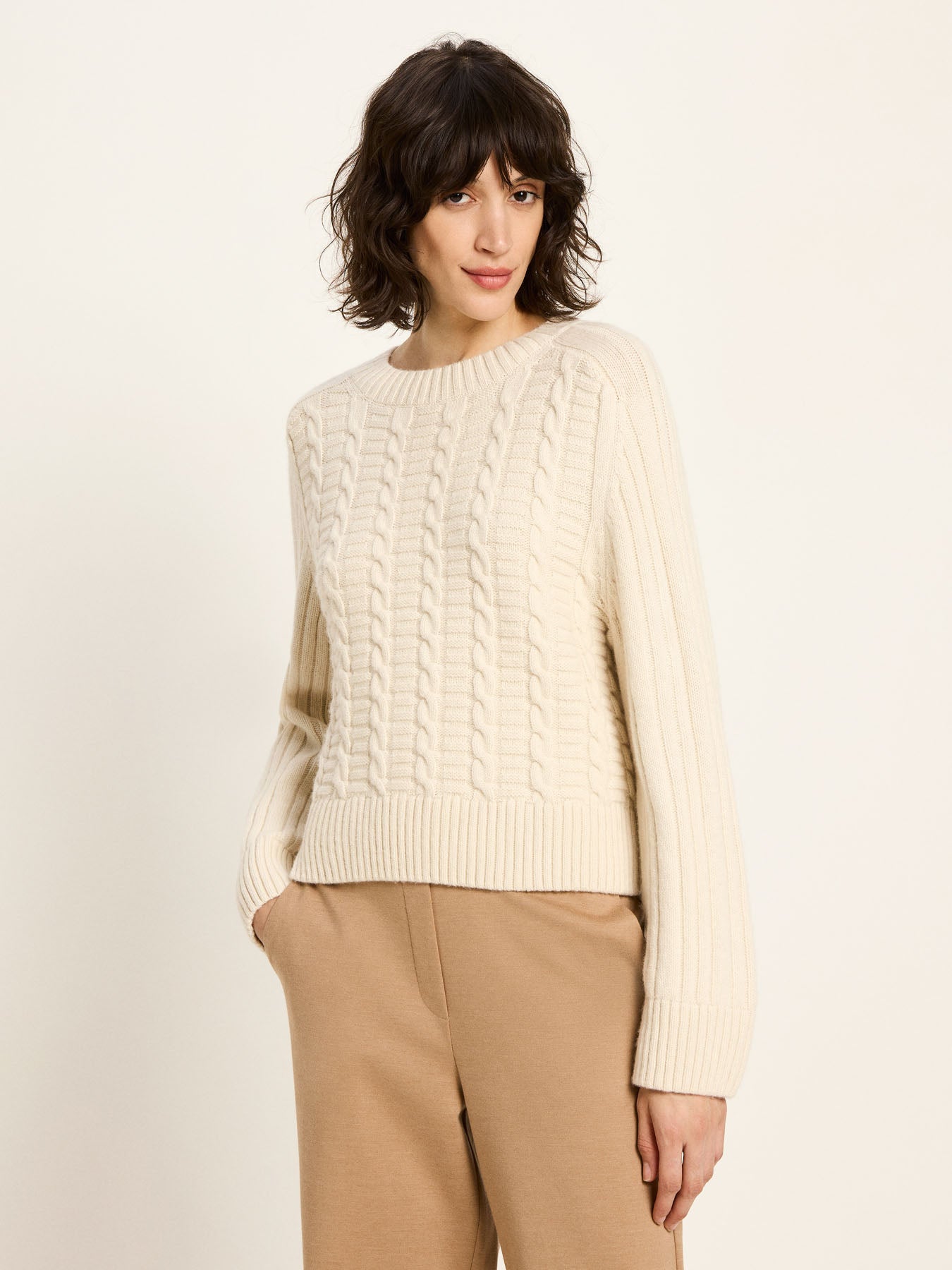 Zopfpullover (GOTS)