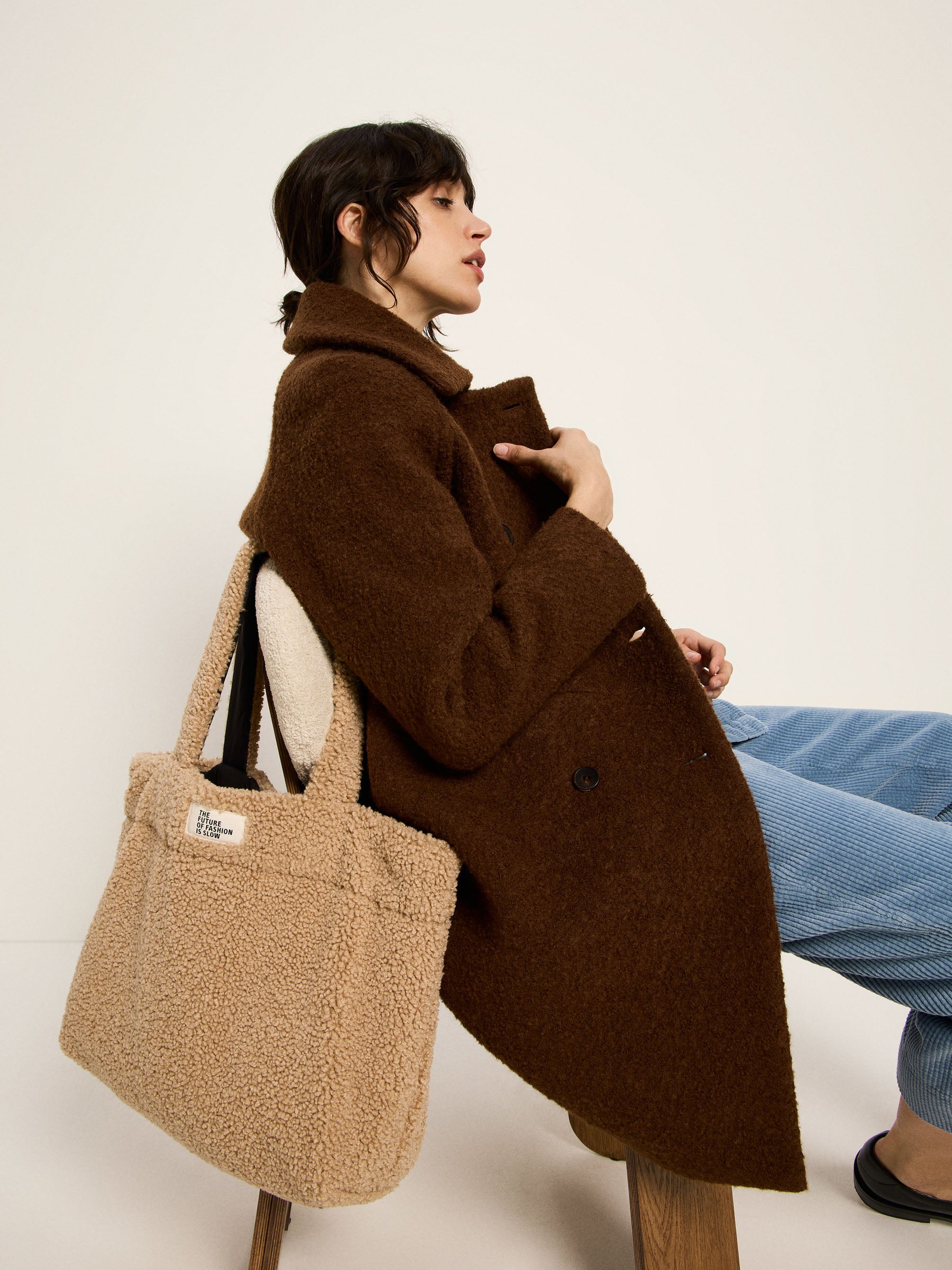 Wattierte Teddy Tasche (GRS)