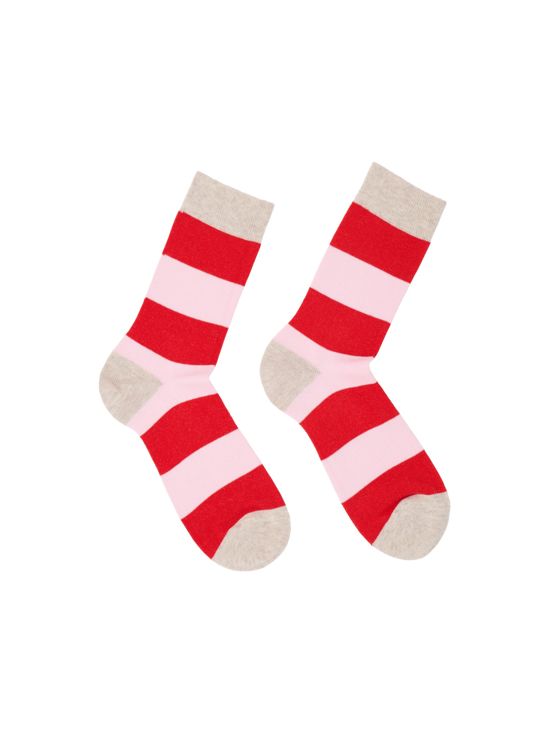 Socken mit Blockstreifen (GOTS)