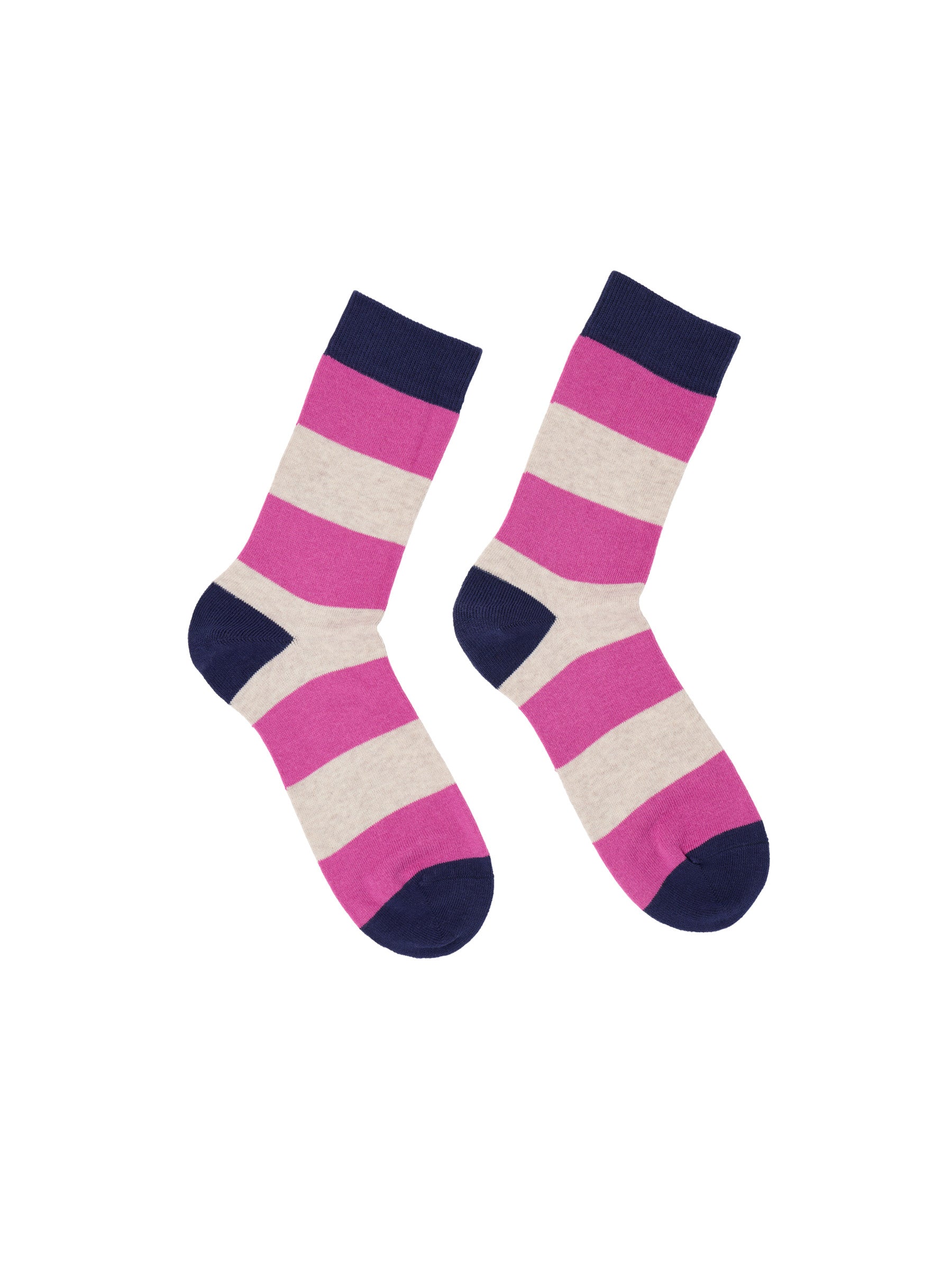 Socken mit Blockstreifen (GOTS)