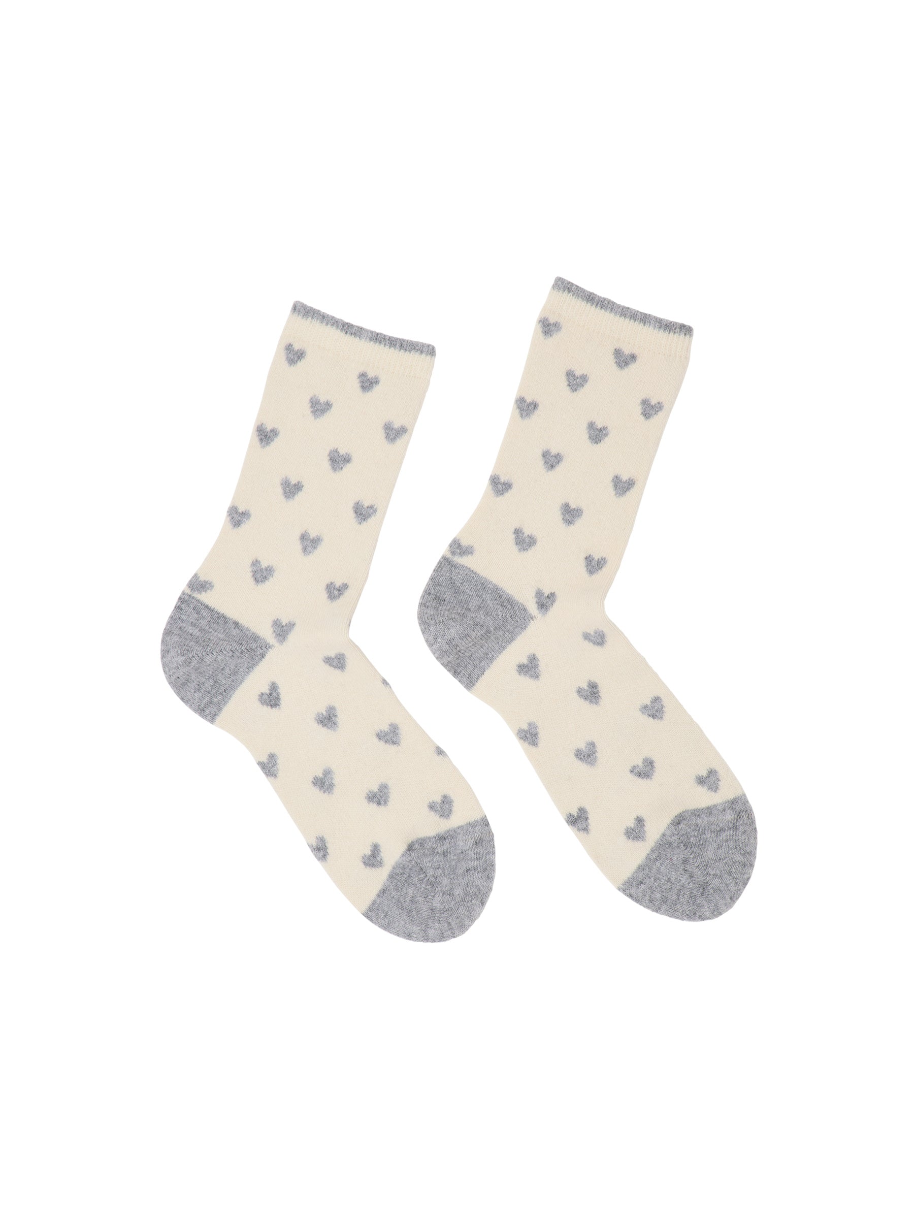 Socken mit Herzen (GOTS)