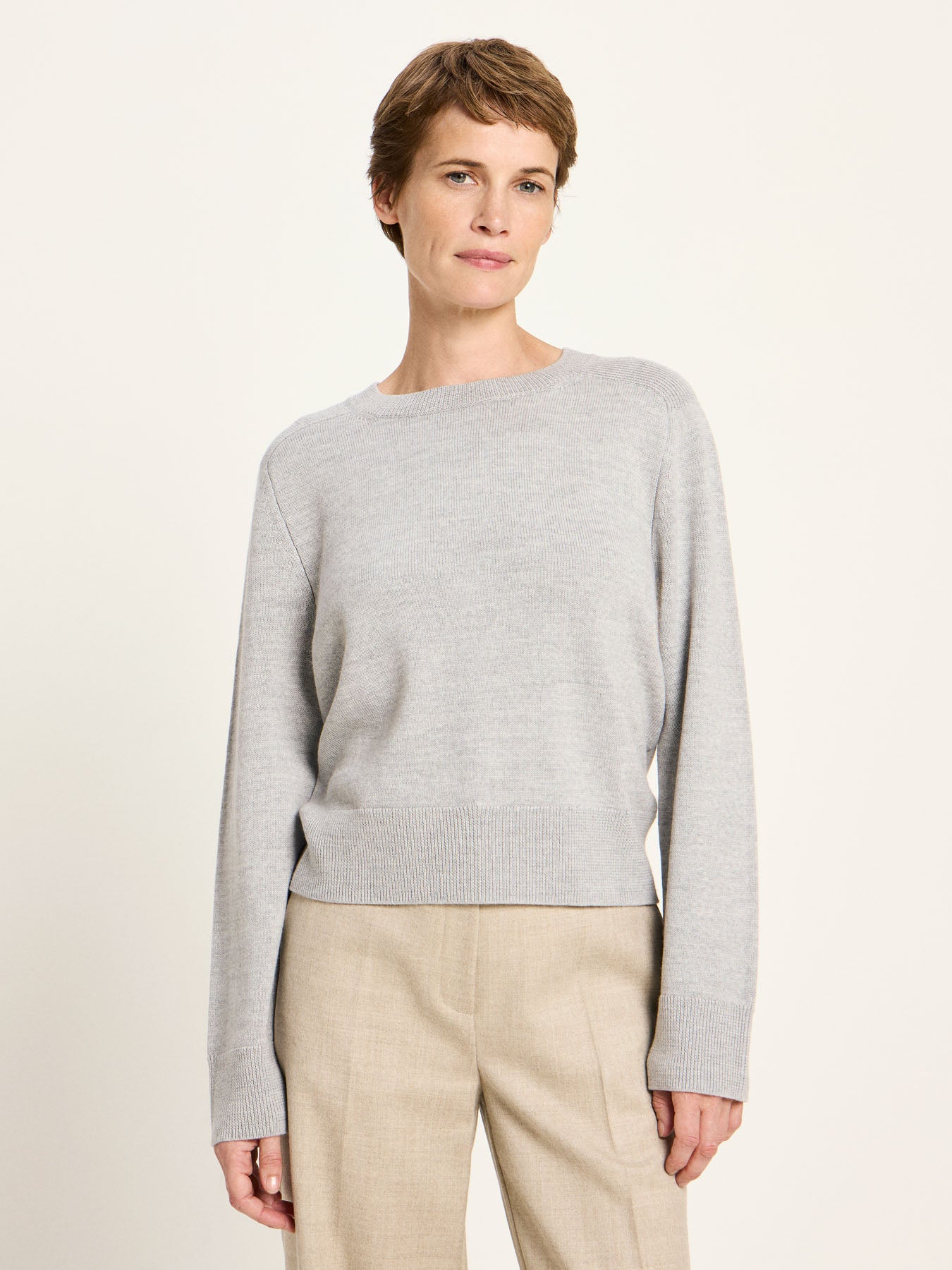 Cropped Pullover (GOTS)