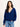 Wrap-look sweater