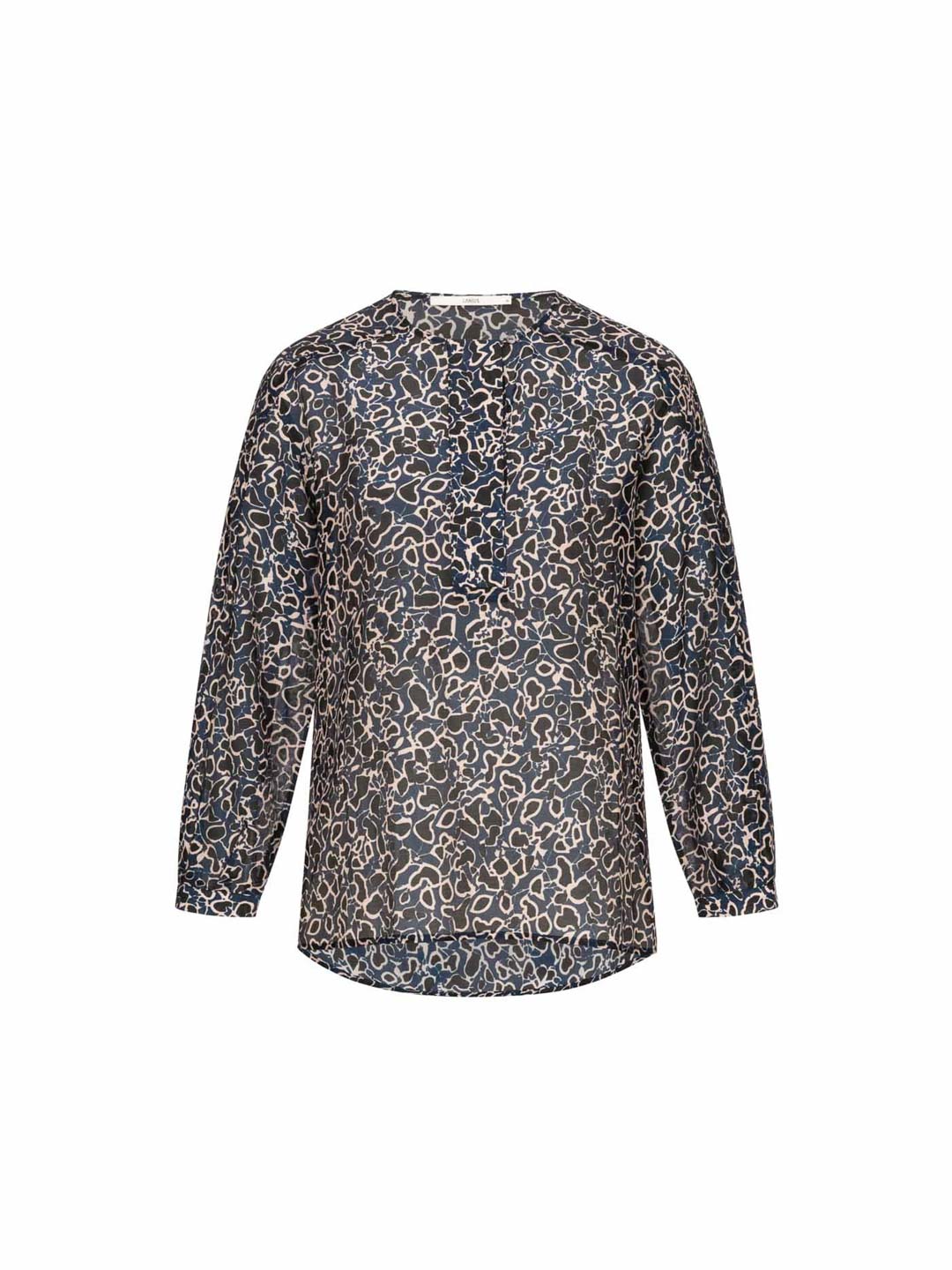 Blouse Print Floral Illusion