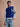 LANIUS Walkblouson GOTS aus Bio-Schurwolle und Bio-Baumwolle in dunkelblau College-Jacke