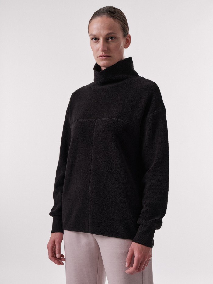 Fleece-Sweatshirt aus Bio-Baumwolle