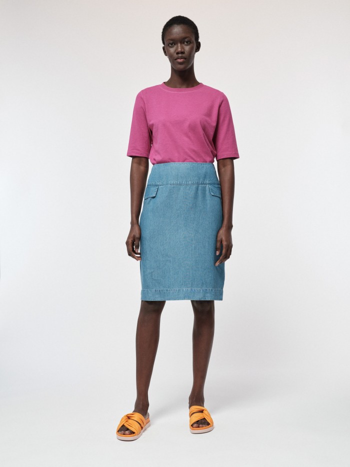 Summer skirt in TENCEL™ & linen