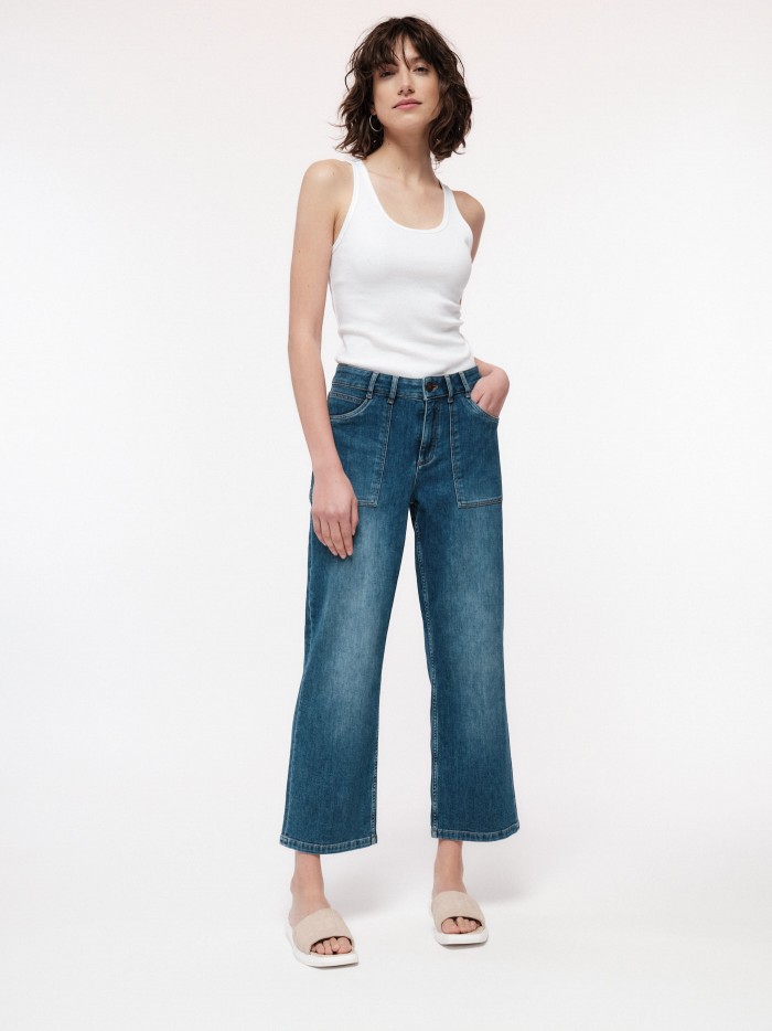 Jeans in organic cotton