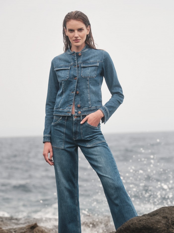 Jeansjacke aus  Bio Baumwolle