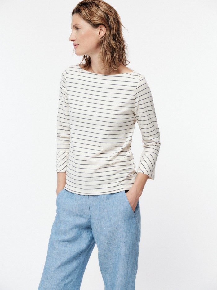 Organic cotton striped submarine shirt