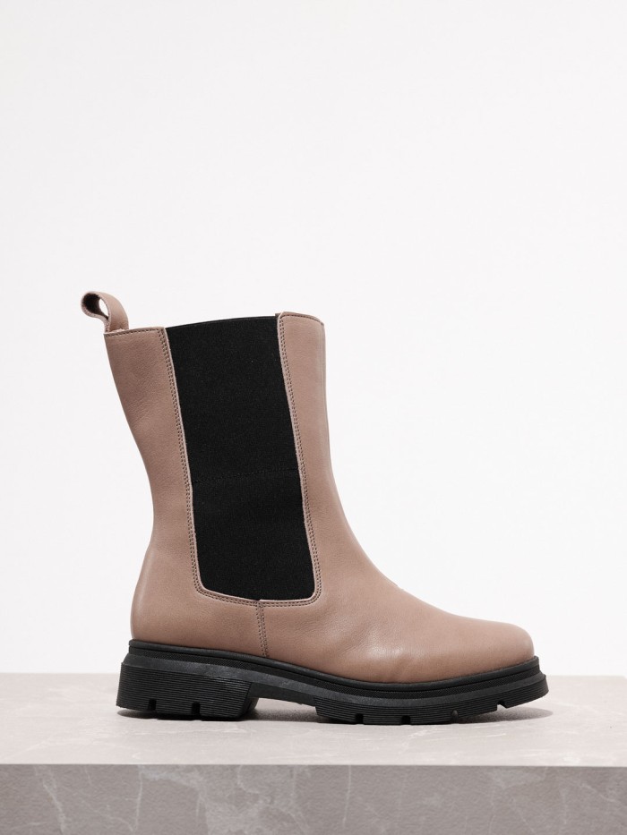 Chelsea boots vegetable tanned leather - nougat
