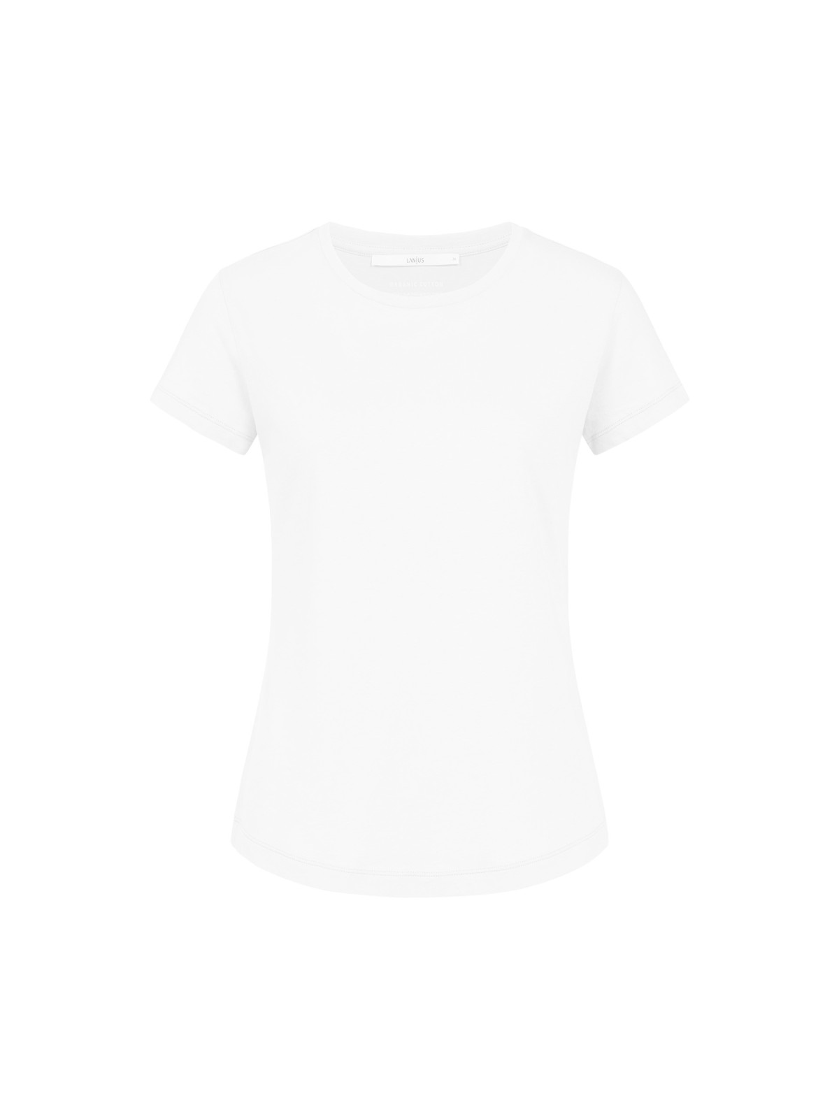 Kurzarmshirt aus Bio-Baumwolle - white