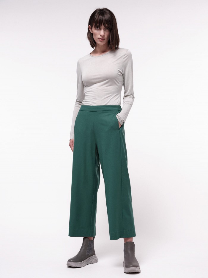 7/8 pants with wide leg