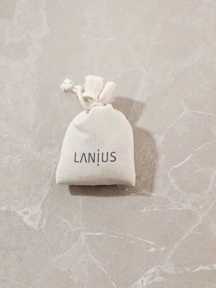 Scented sachet with lavender made of organic cotton