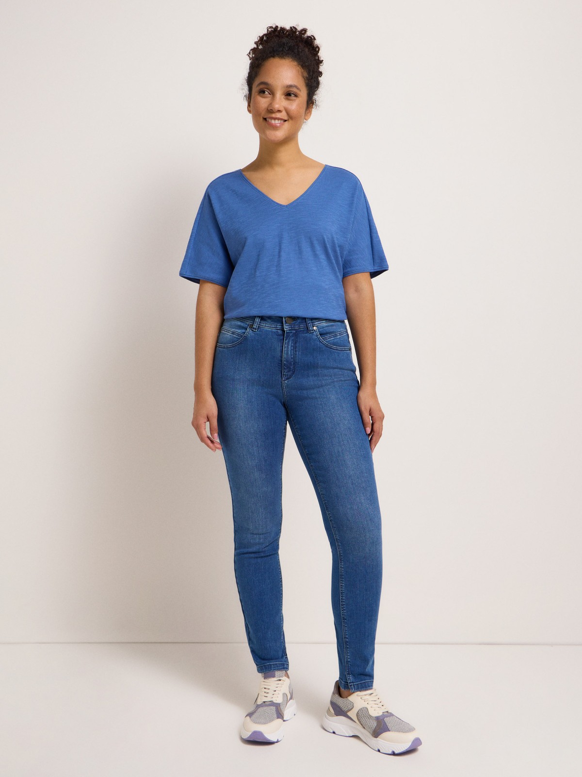 Slim Jeans aus Bio-Baumwolle - blue denim